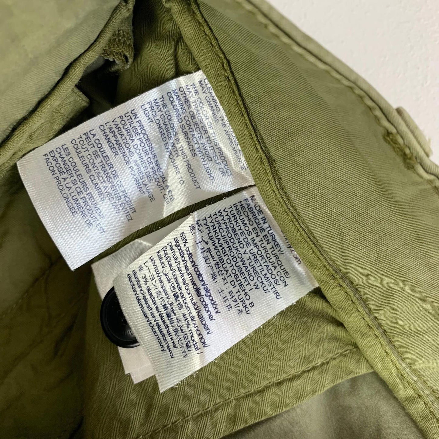 Tommy Hilfiger Trousers Straight Olive Green Women UK 8