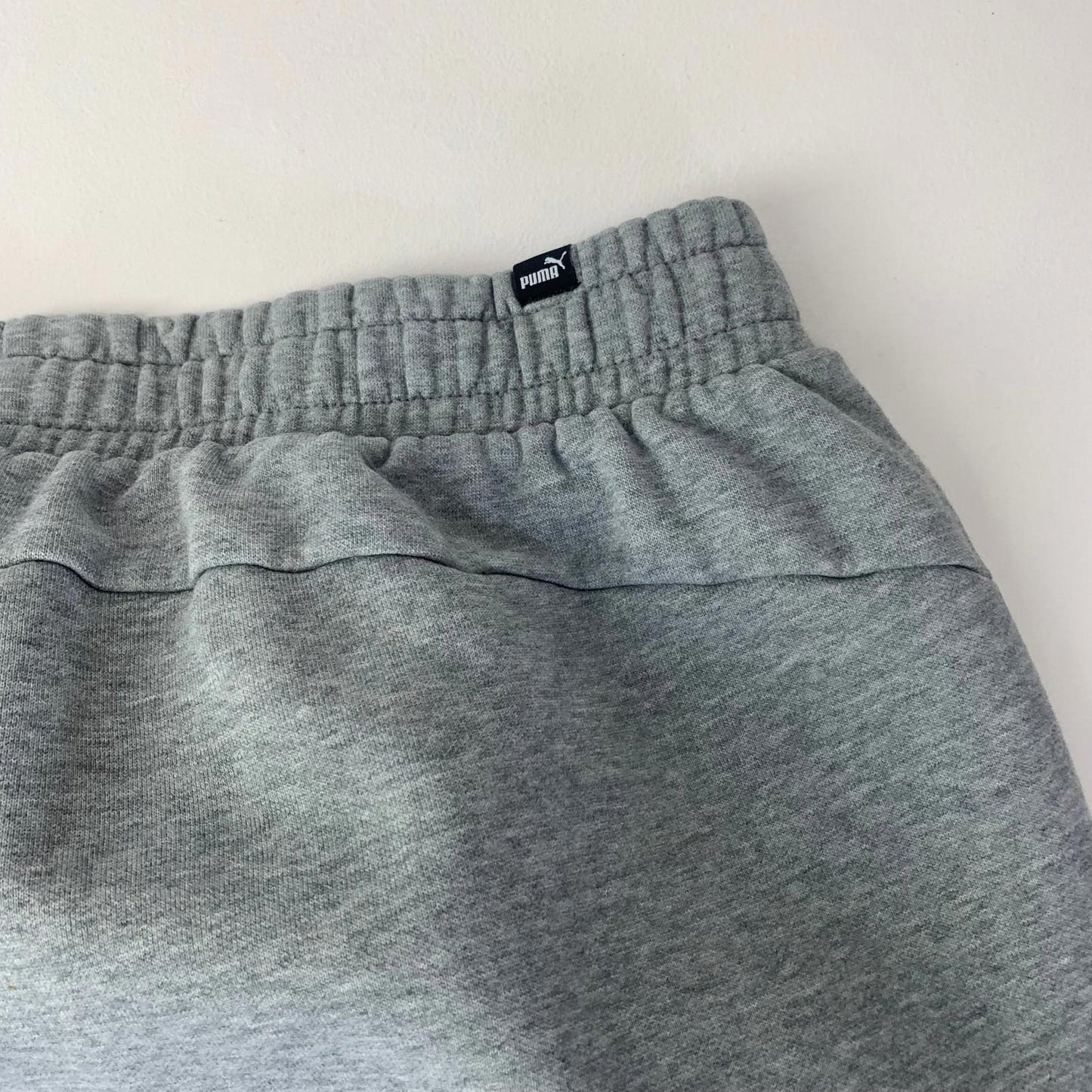 Puma Track Pants Jogger Style Grey Elastic Waist Mens XL