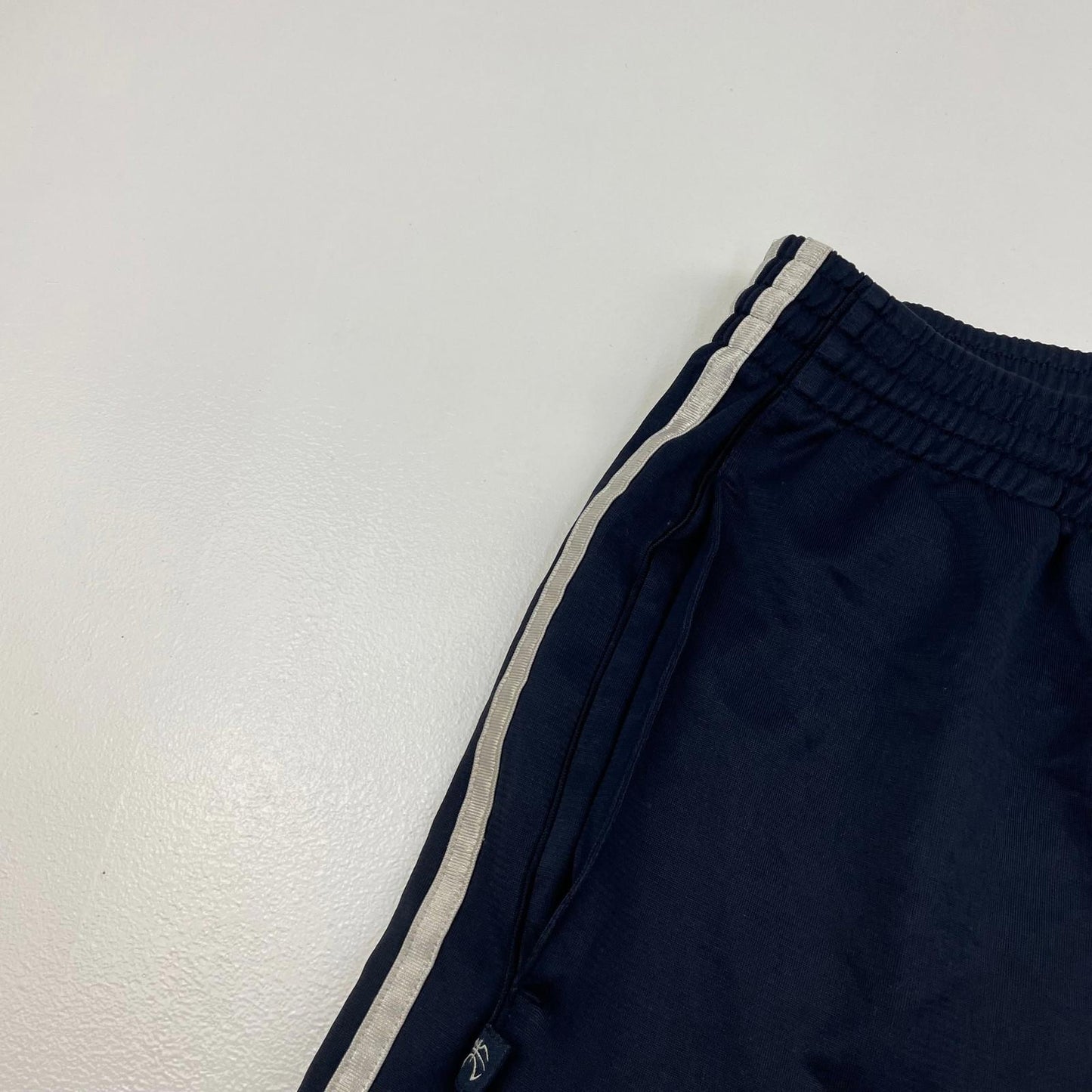 ADIDAS Men's Athletic Shorts Drawstring Navy Blue Size M