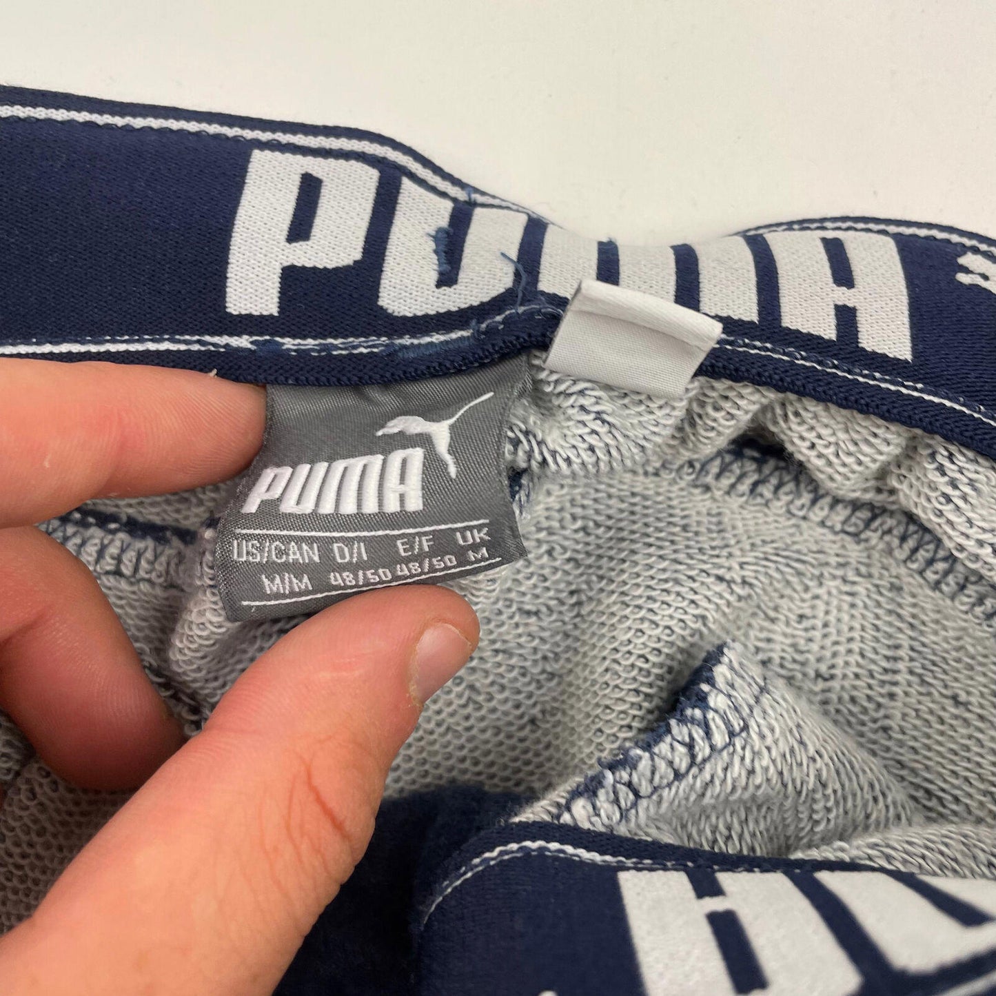 Men’s PUMA Blue Joggers , Jogging Bottoms , Size Medium