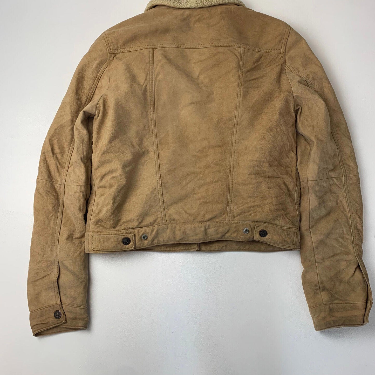 Women’s LEVIS Suede Sherpa Jacket / Small