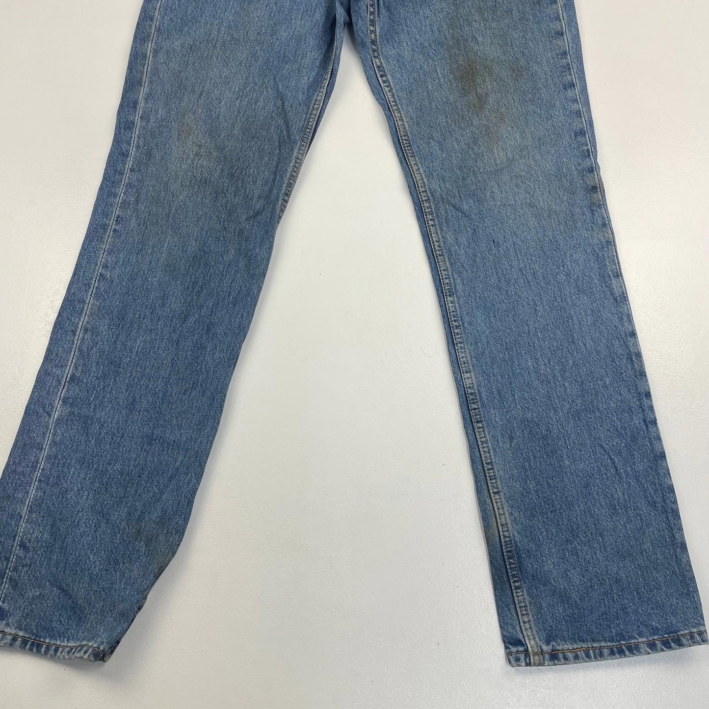 LEVI'S 516 Straight Leg Vintage Blue Denim Jeans Mens W32 L32