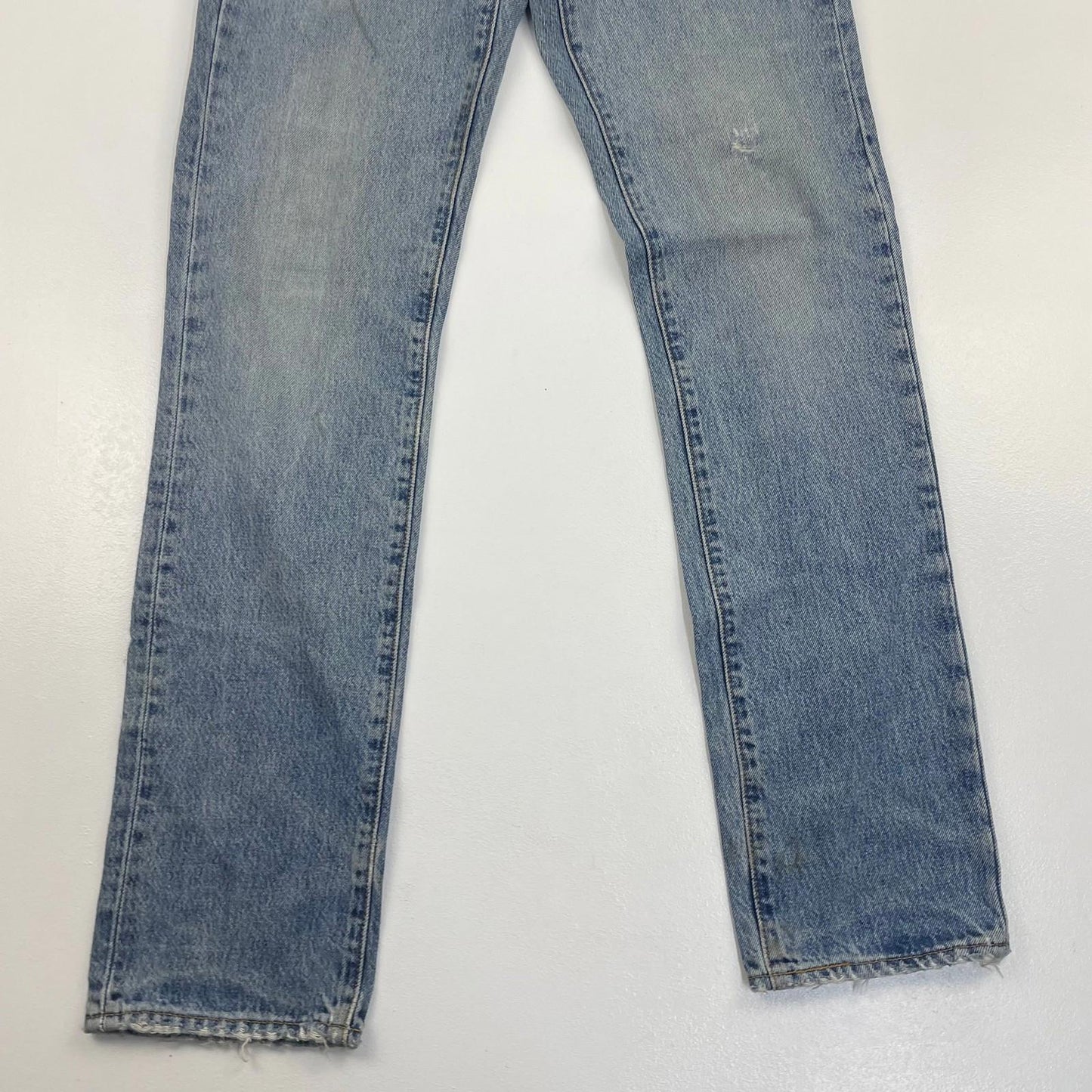 Levi's 511 Jeans Straight Leg Vintage 90s Distressed Blue Mens W28 L32