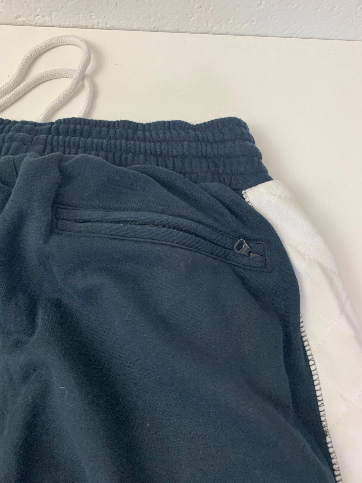 Mens PUMA Thick Jogging Bottoms / Medium / Black / Grey / White / Joggers