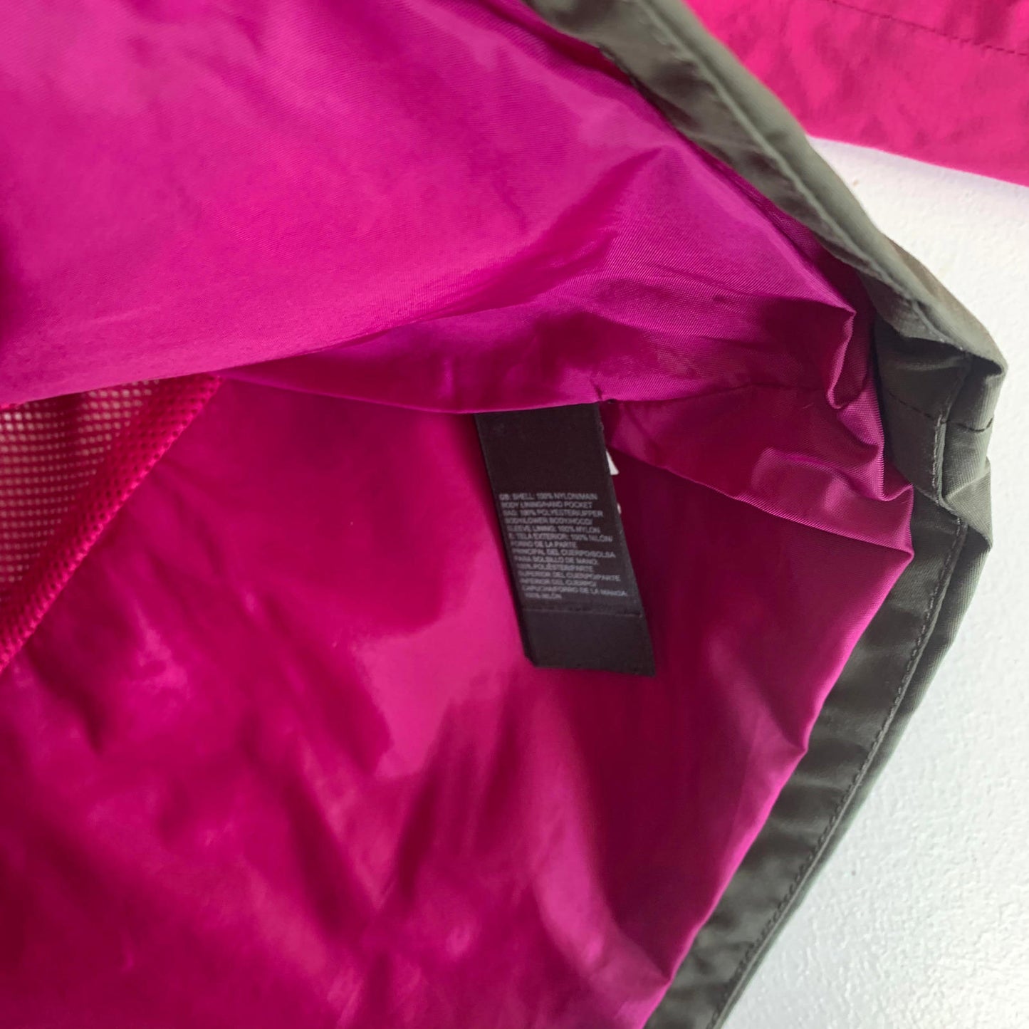 Women’s THE NORTH FACE Hyvent Jacket / Green & Pink / XS / Hiking / Walking