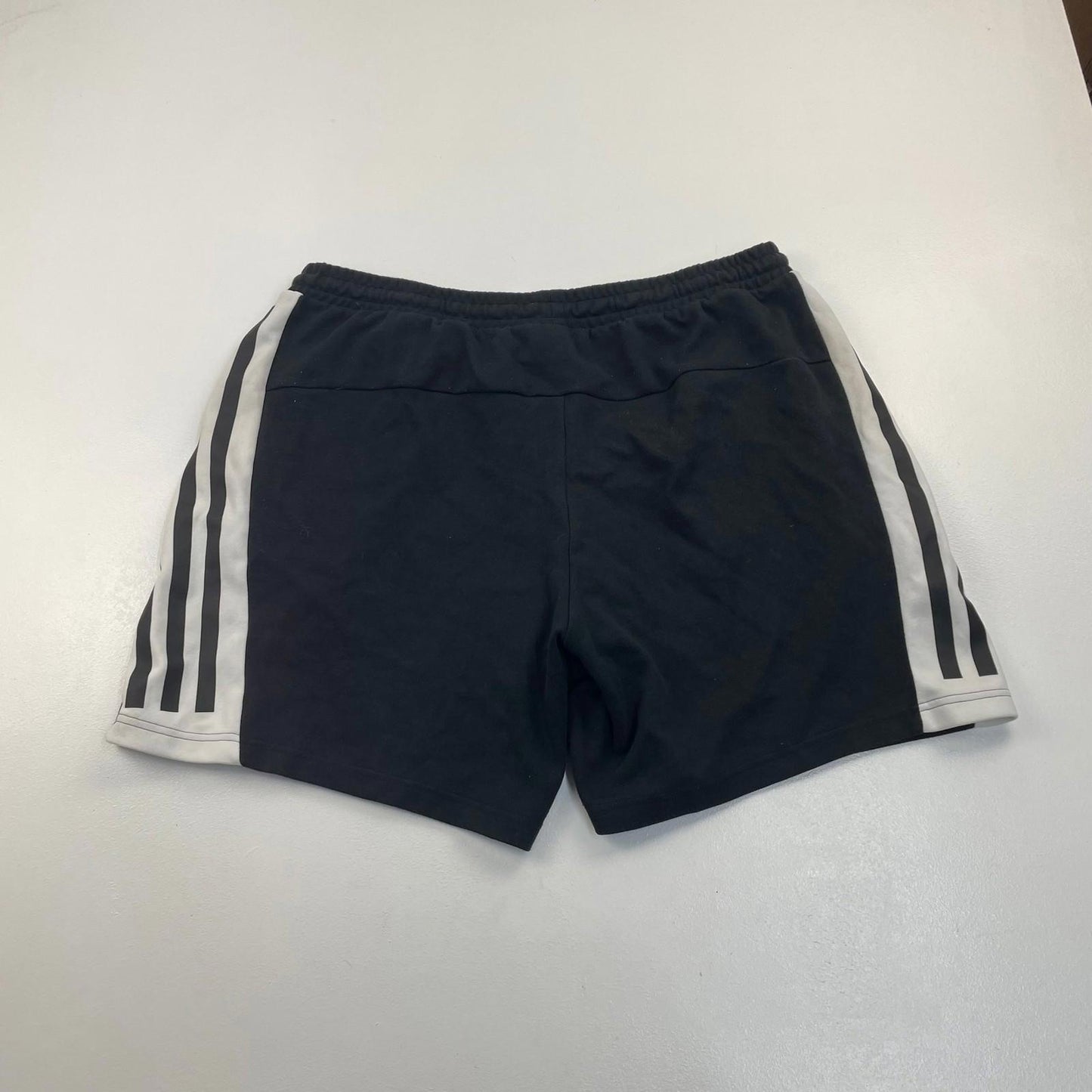 Adidas Athletic Activewear Shorts Black Striped Men's XL UK
