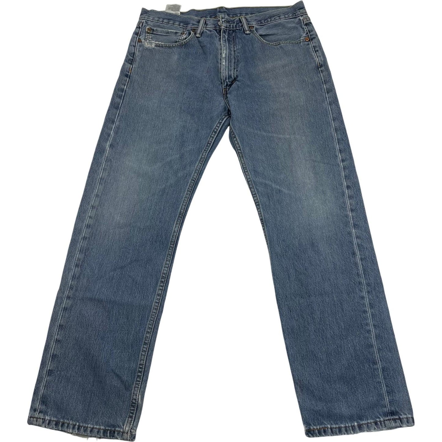 LEVI'S Jeans Straight Leg Vintage Distressed Blue Denim Mens W34 L34