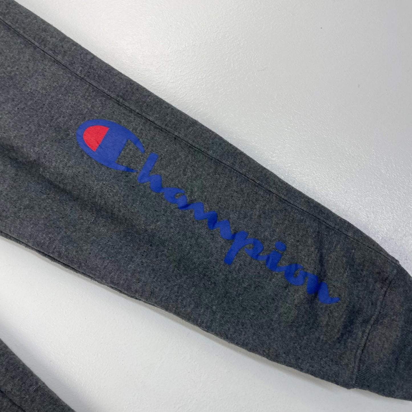 Champion Jogger Sweatpants Comfort Fit Logo Grey Women's Small