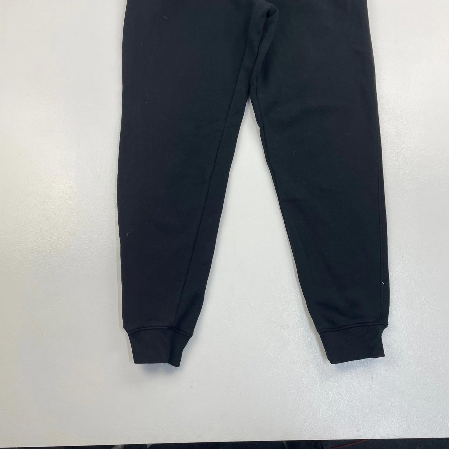 FILA Jogger Sweatpants Elastic Waist Black Mens Medium UK M