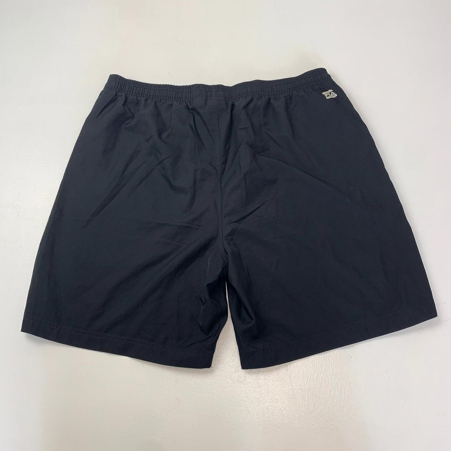 FILA SPORT Running Shorts Black Red Athletic Elastic Waist Mens Size L