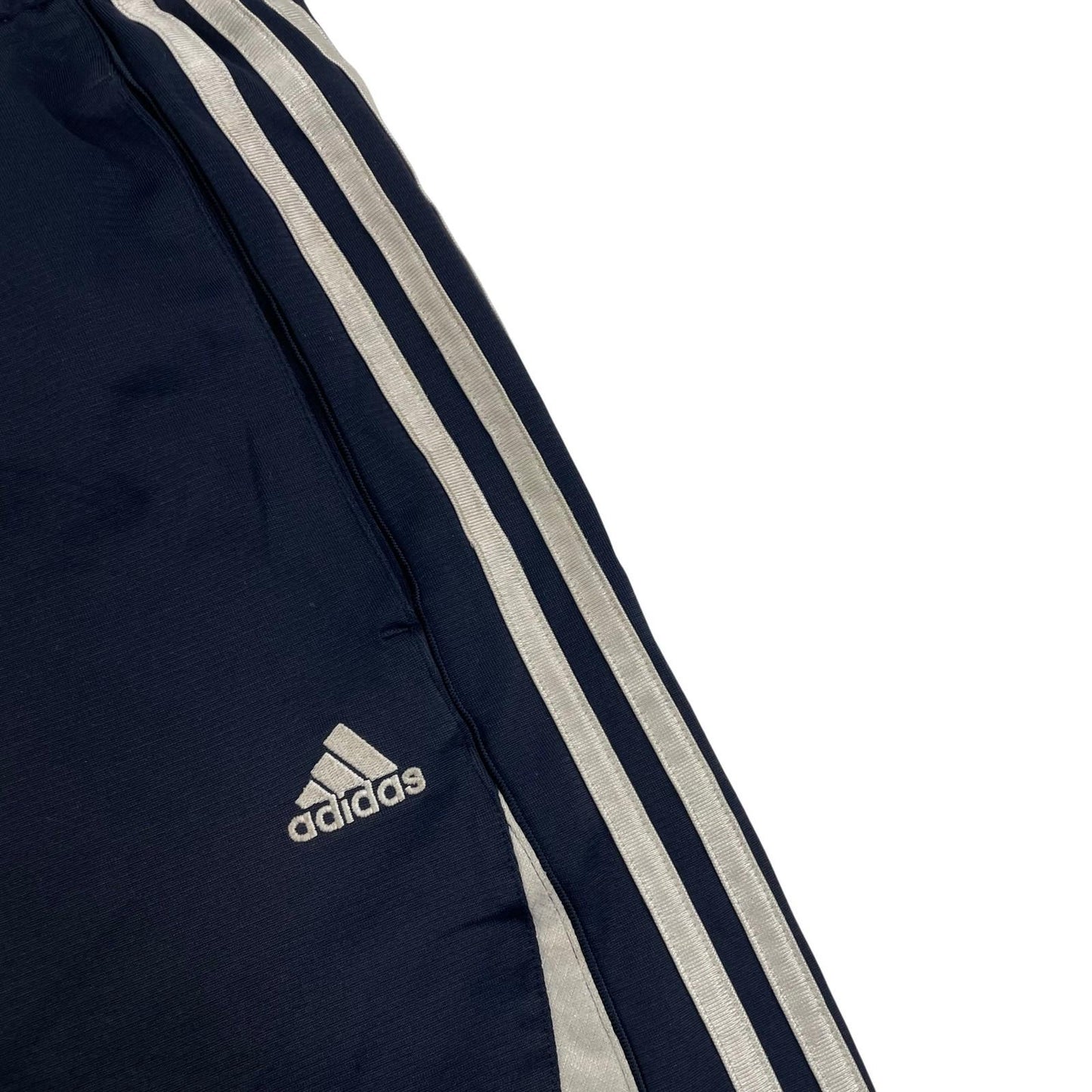 ADIDAS Men's Athletic Shorts Drawstring Navy Blue Size M