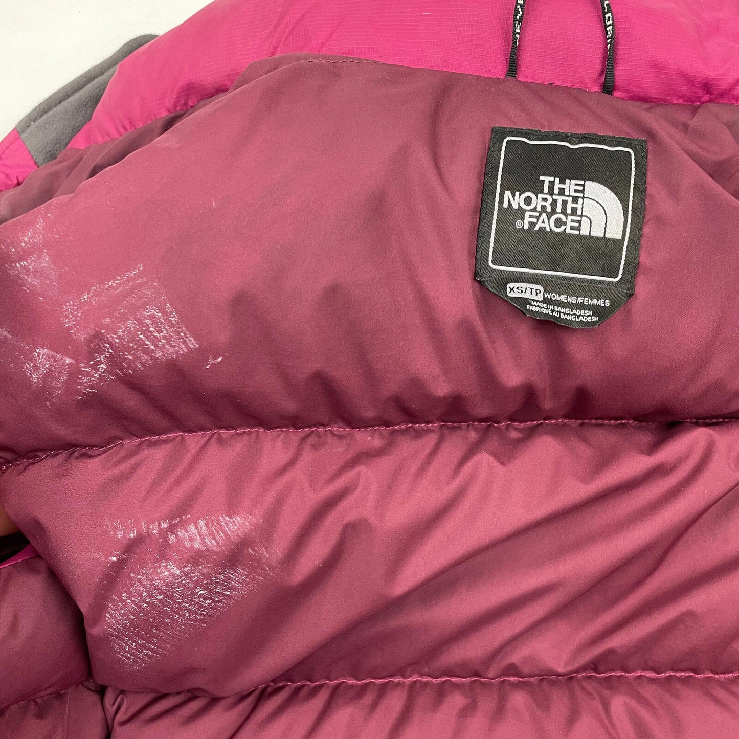 Women’s THE NORTH FACE Purple 700 Puffer Jacket Gilet , Down Fill , Size XS