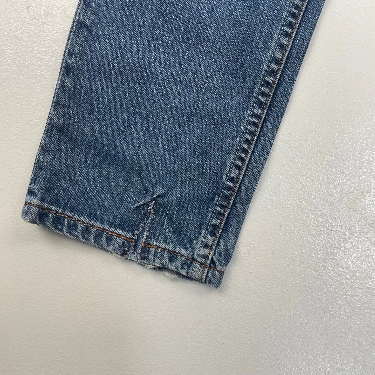 Levi's Patty Anne Jeans Square Cut Slim Leg Blue Women UK 6