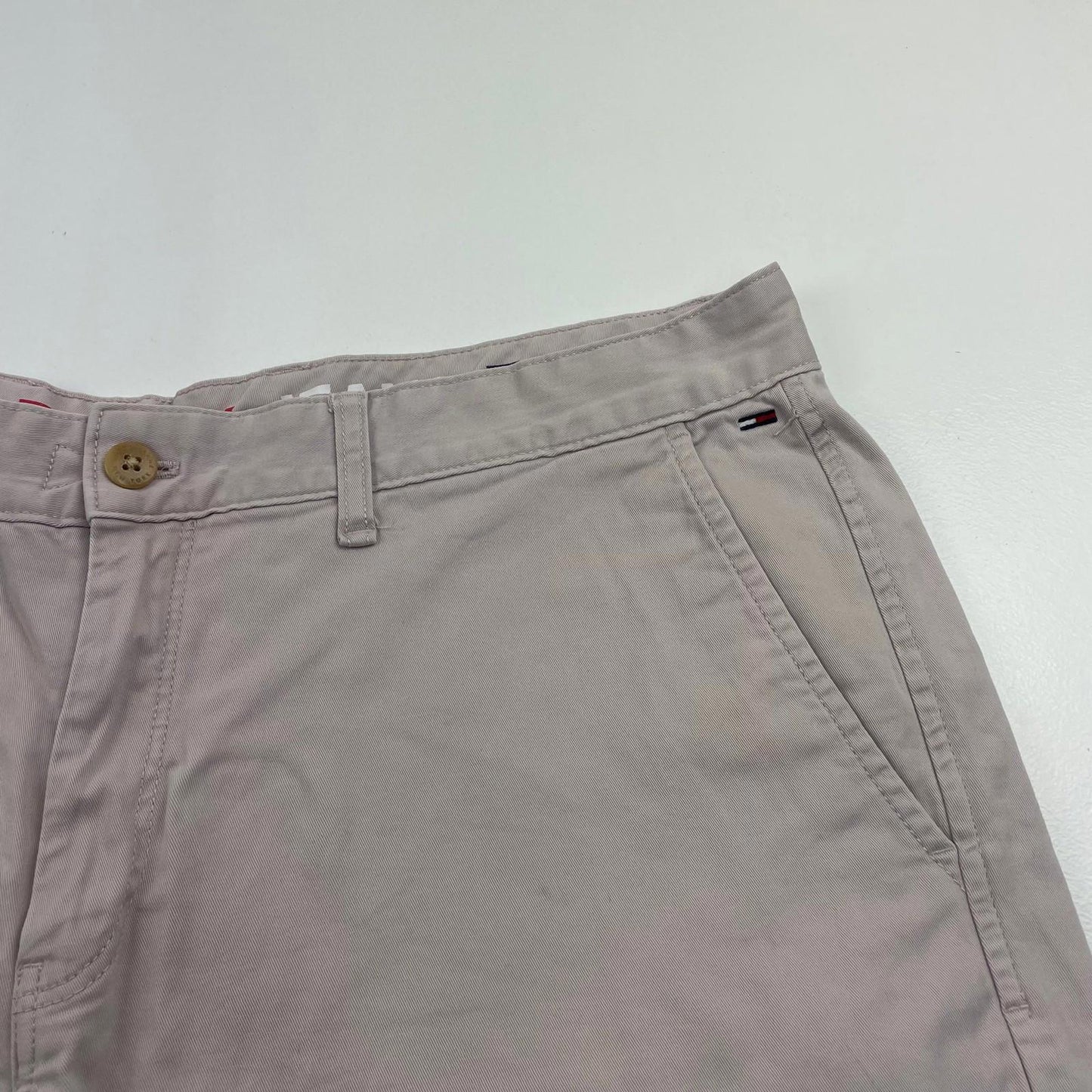 Tommy Jeans Chino Shorts Casual Outdoor Beige Mens 38