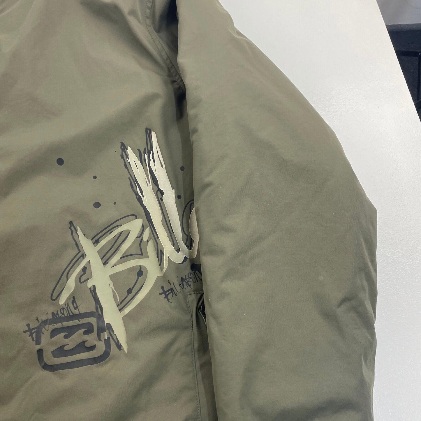 Men’s BILLABONG Padded Green Jacket , Size 2XL
