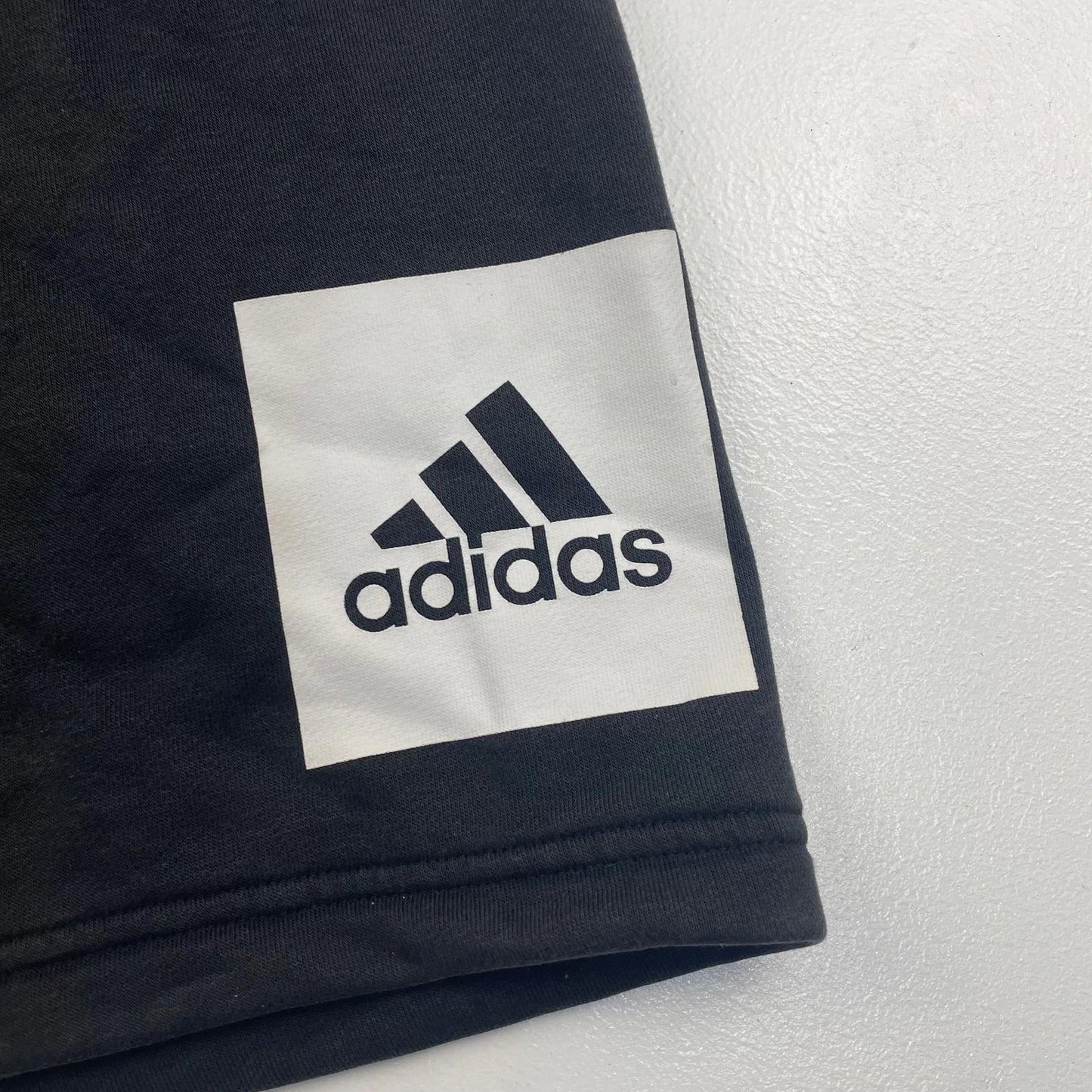 ADIDAS Athletic Shorts Drawstring Black Men's XL