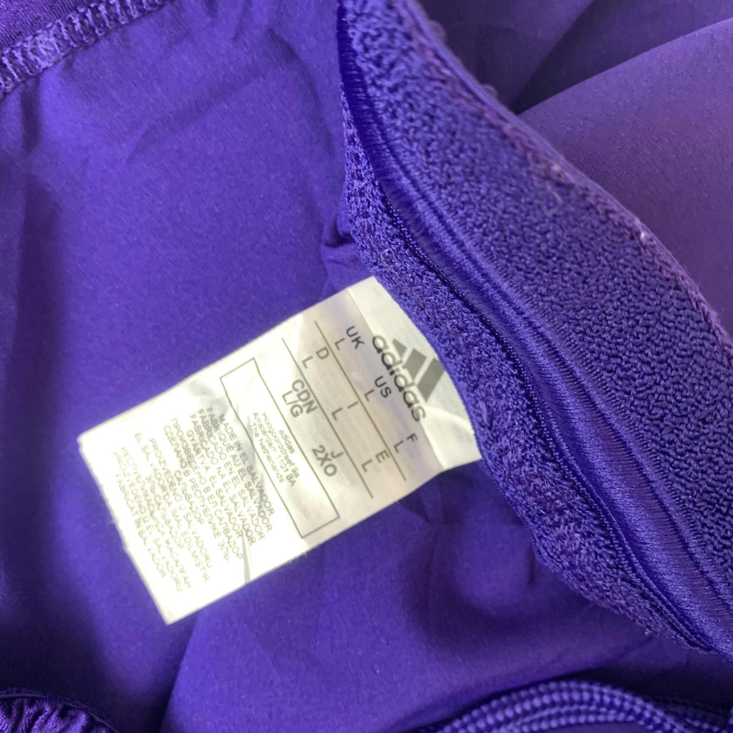 Mens ADIDAS Lightweight Purple Shorts / Large