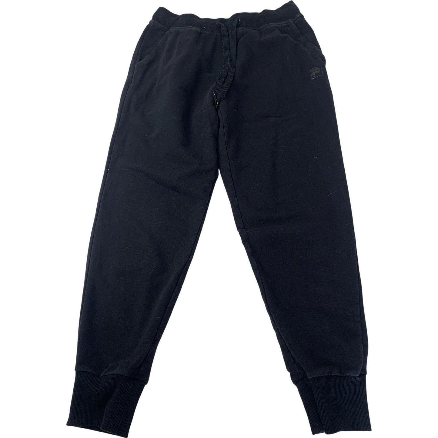 FILA Joggers Sweatpants Black Casual Relaxed Fit Drawstring Women S