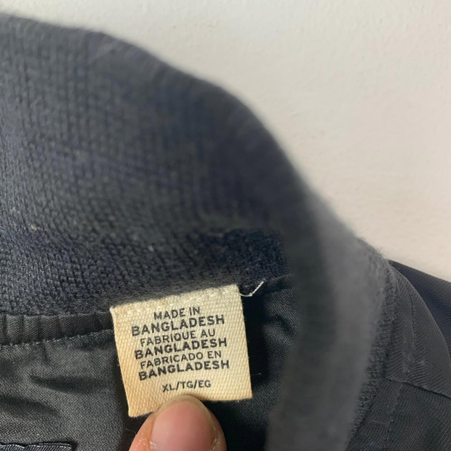 Levi Strauss Bomber Jacket Classic Style Black Mens XL