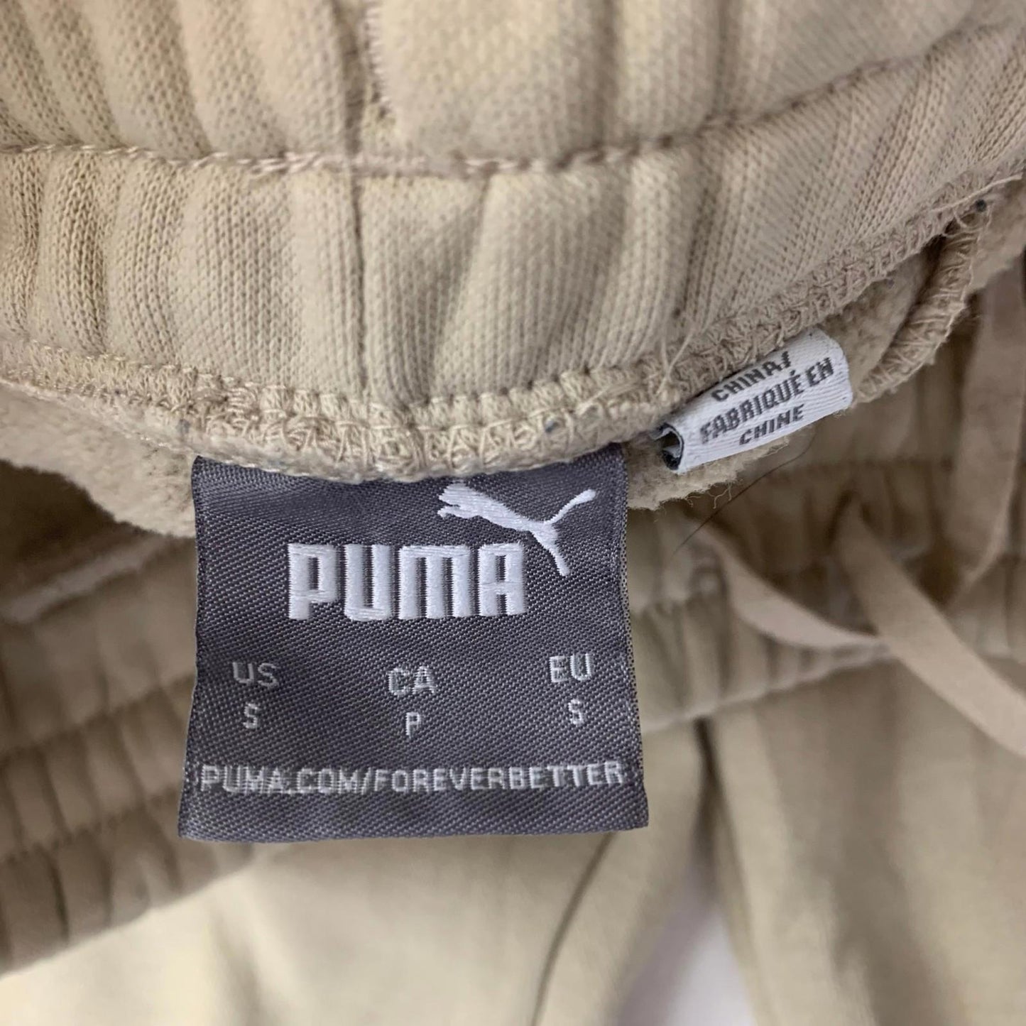 Puma Jogger Track Pants Beige Camo Mens S