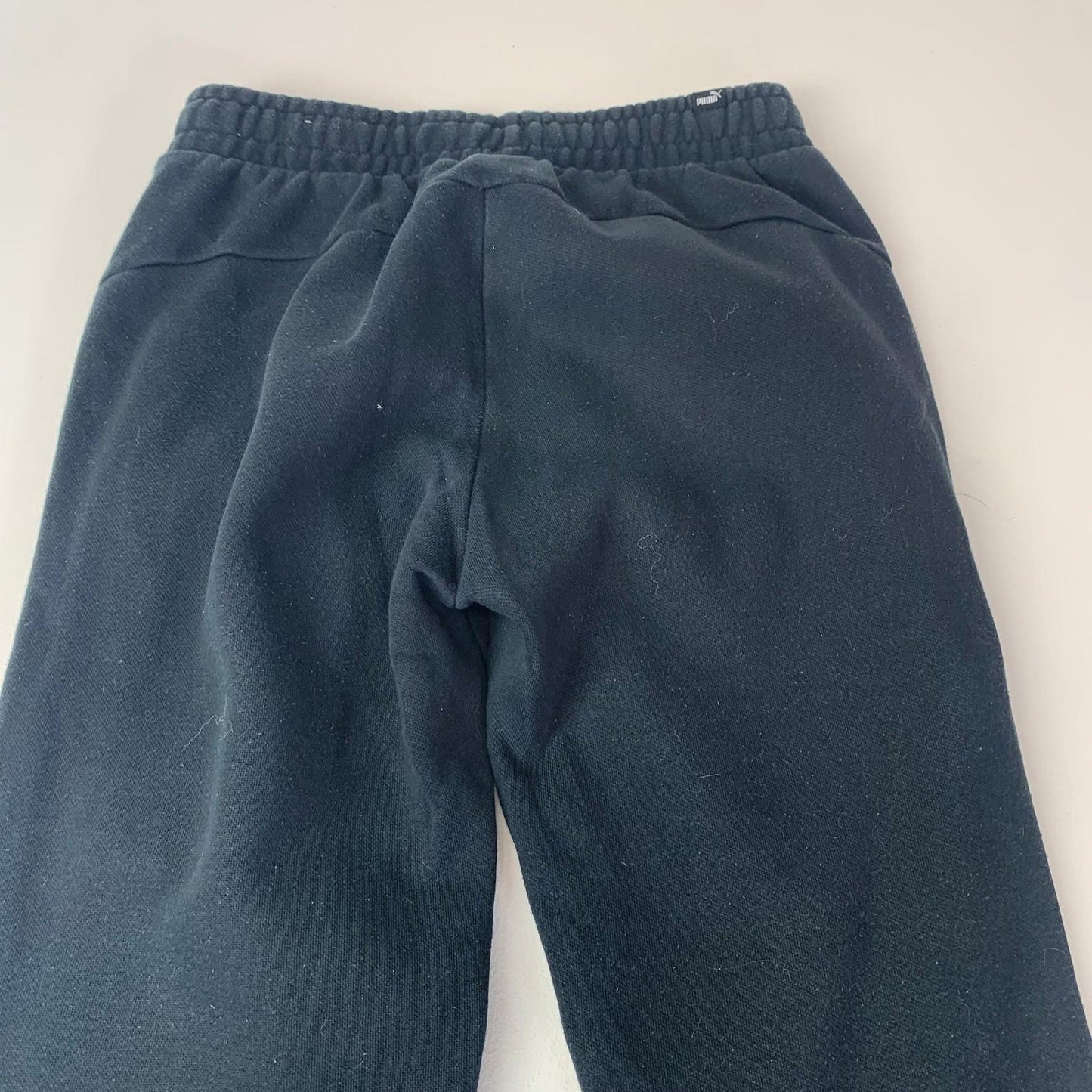 Puma Sweatpants Jogger Track Pants Black Mens XS