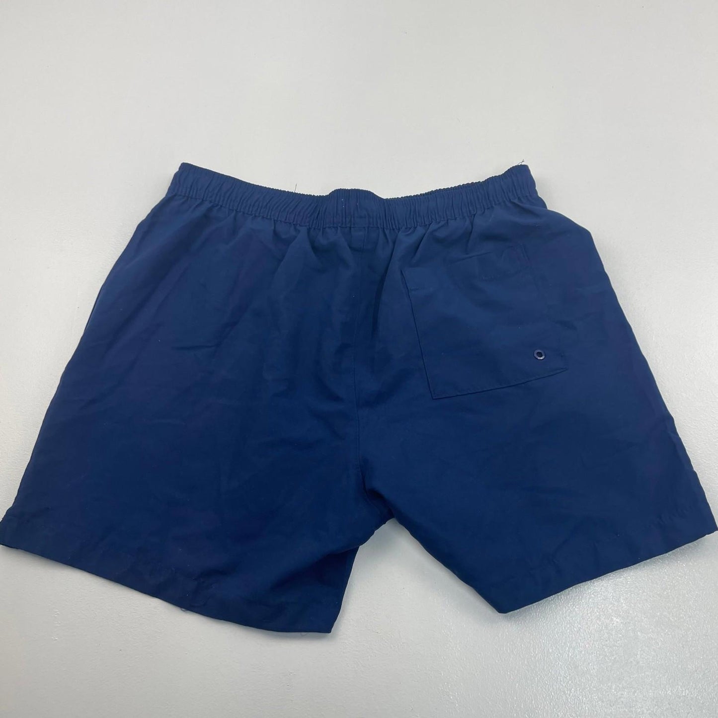 CALVIN KLEIN Swim Shorts Logo Tape Blue Mens Large