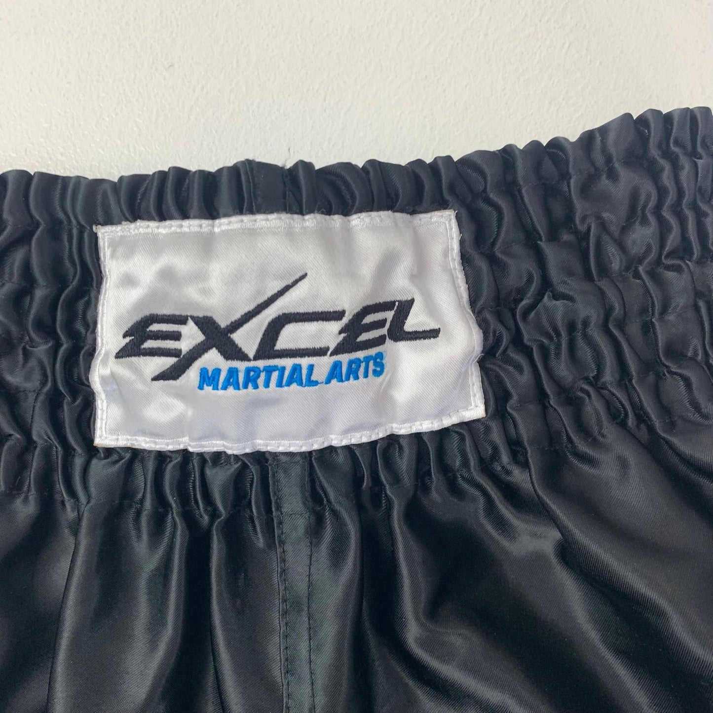EXCEL Martial Arts Athletic Shorts Elasticated Waist Black Boys Medium