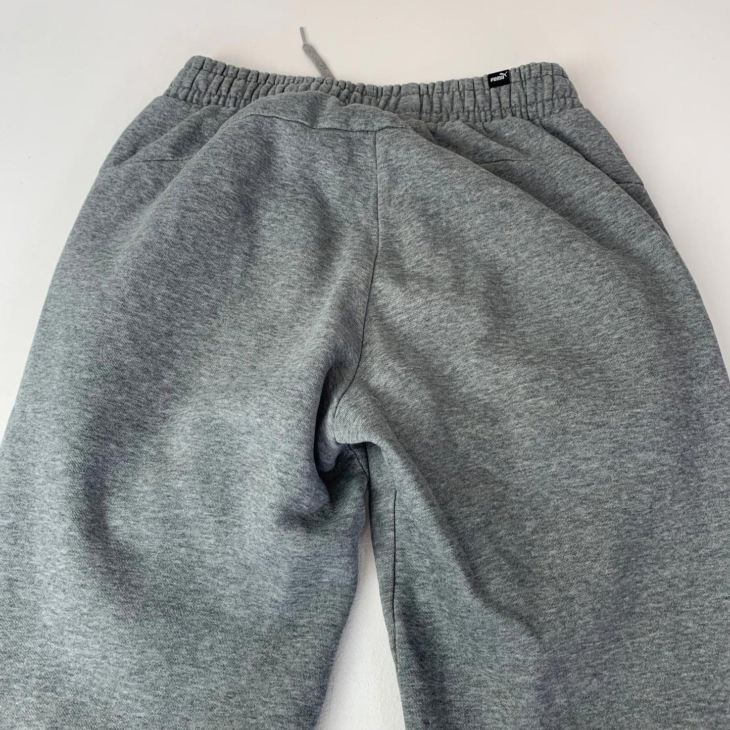 Puma Track Pants Joggers Elastic Waist Grey Women S