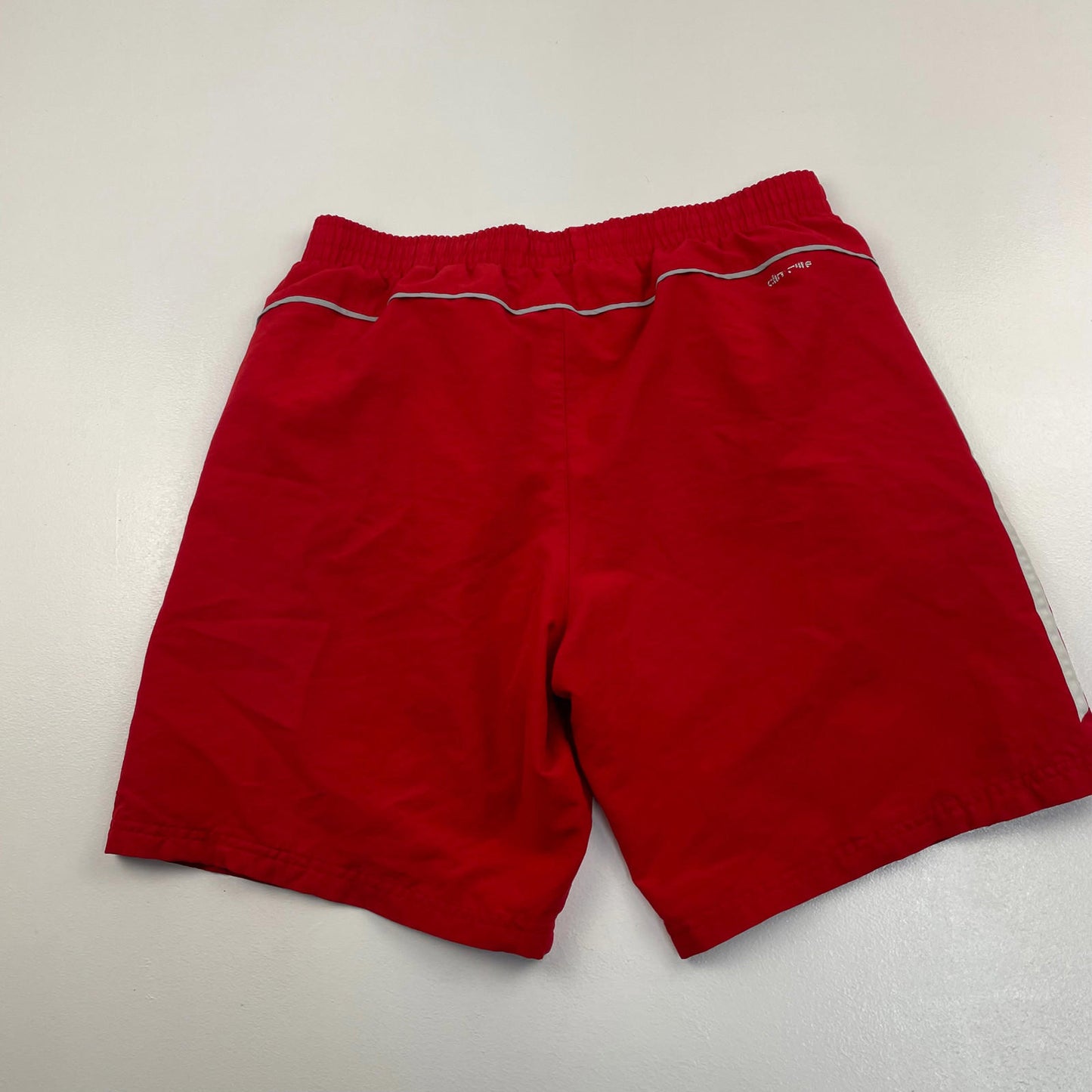 Men’s ADIDAS Red Swimming Shorts , Spellout , Size M