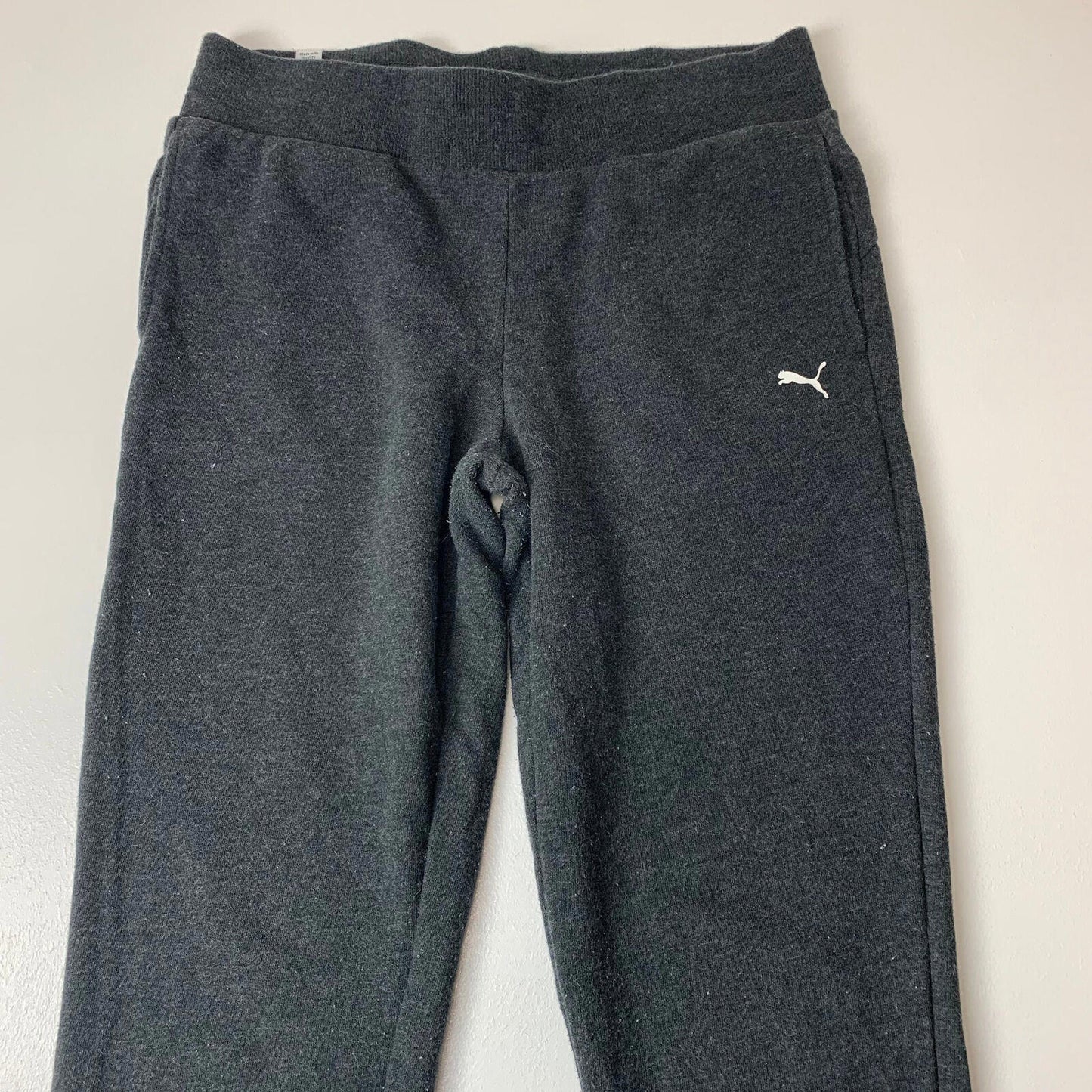 Women’s PUMA Dark Grey Jogging Bottoms / Small / UK10 / Joggers