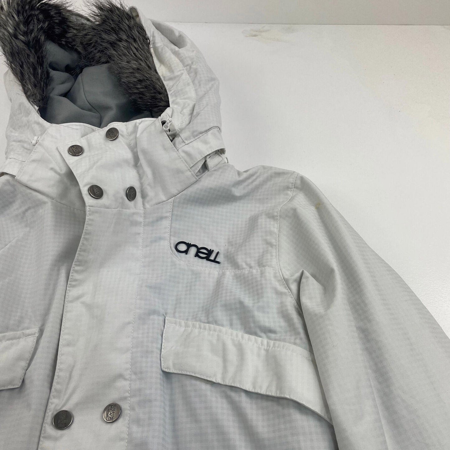 Women’s O’NEILL White 5000mm Escape Series Ski Jacket , Size Medium