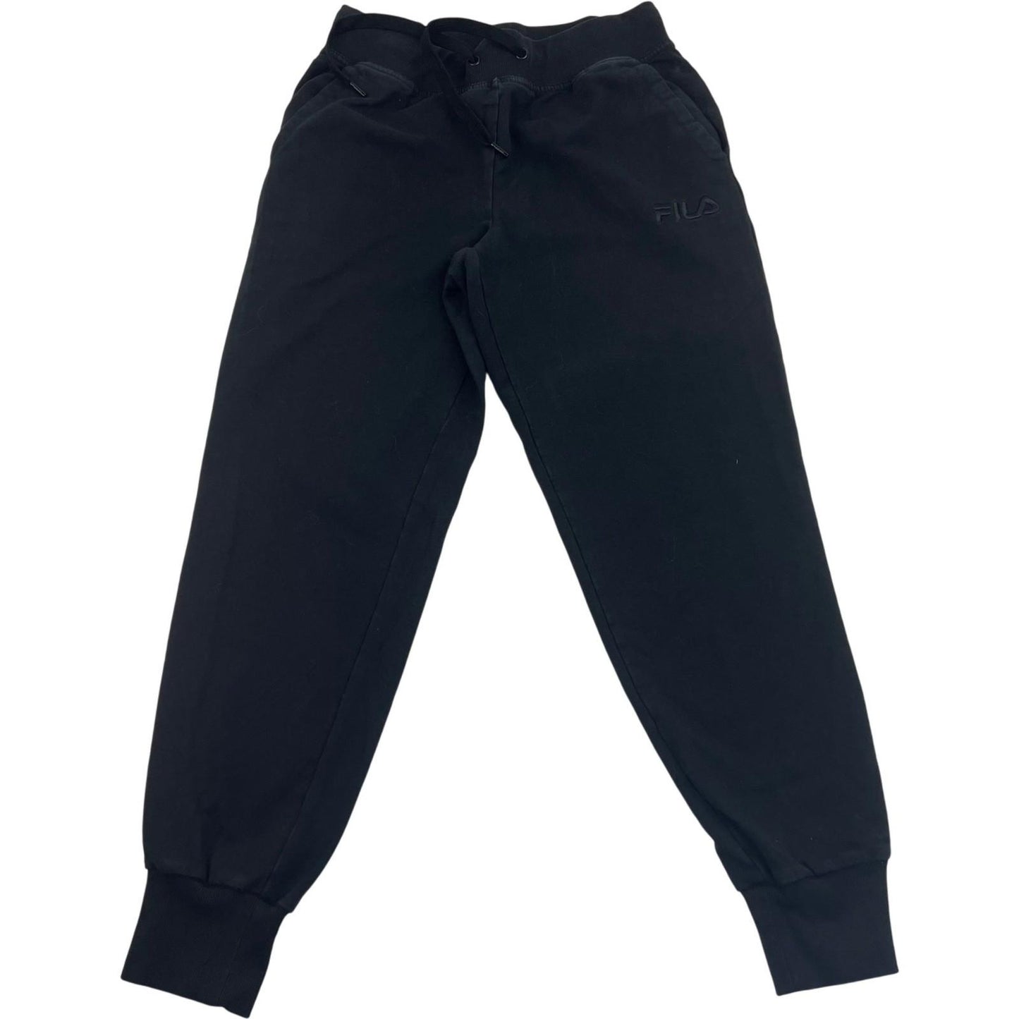 FILA Jogger Trousers Casual Sport Black Women UK S