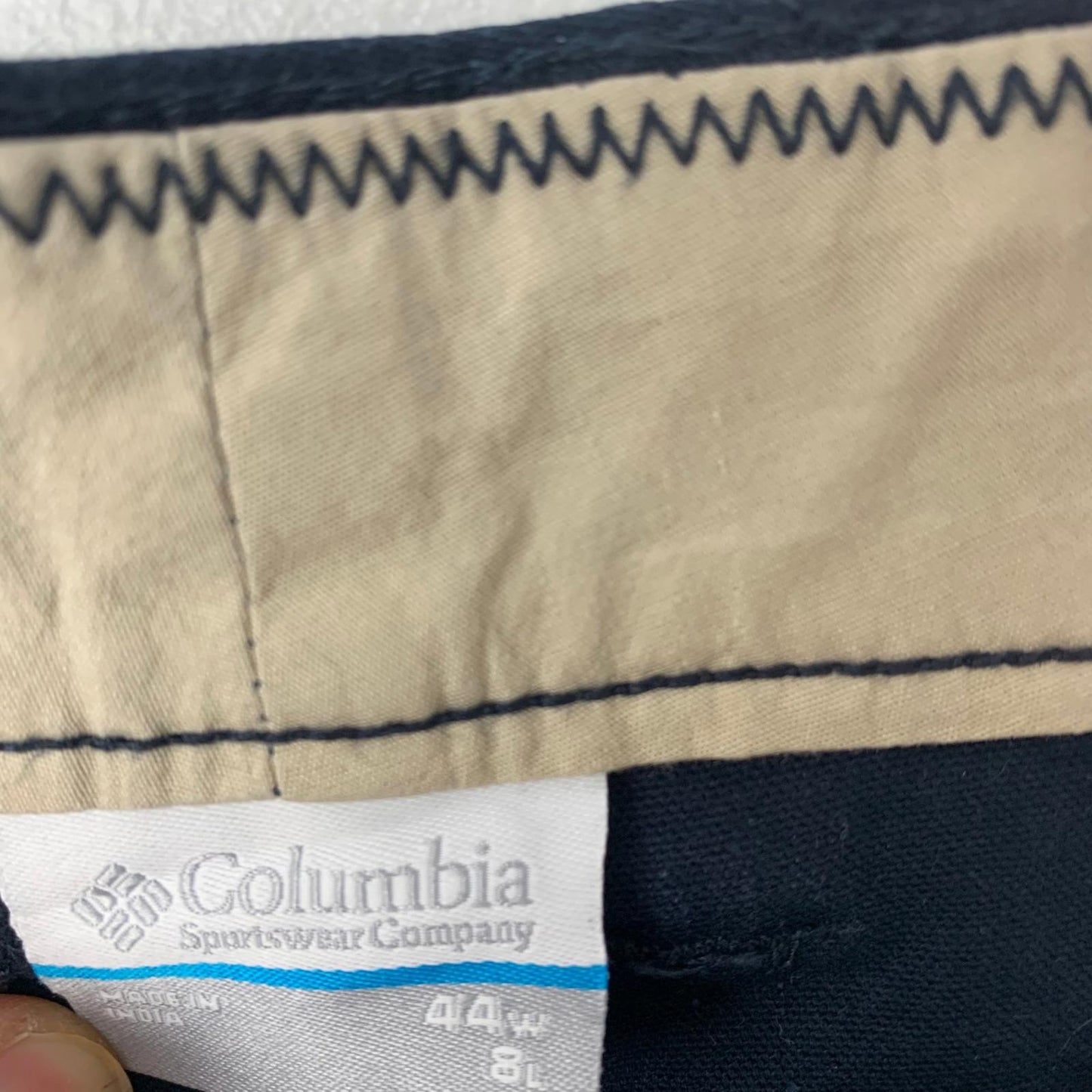 COLUMBIA Shorts Regular Fit Comfortable Navy Blue Mens 44W