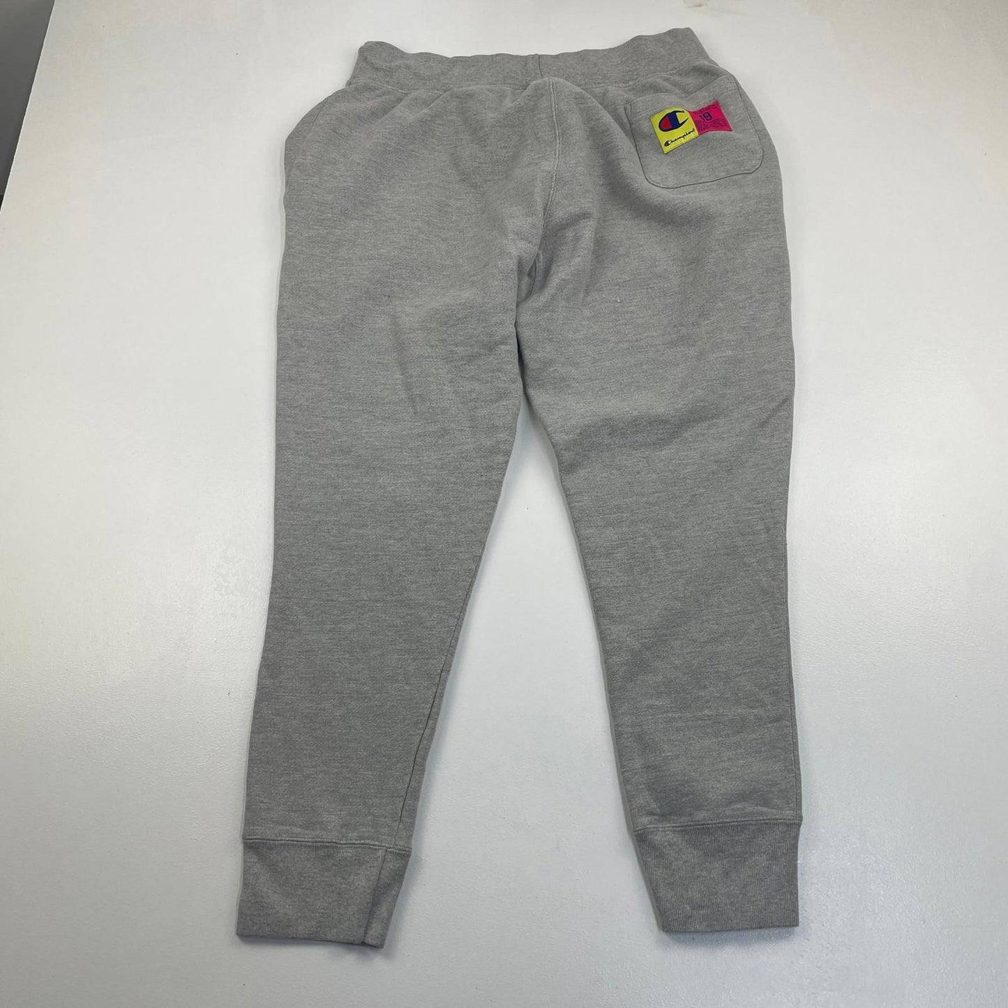 Champion Reverse Weave Jogger Trousers Embroidered Logo Grey Womens XL
