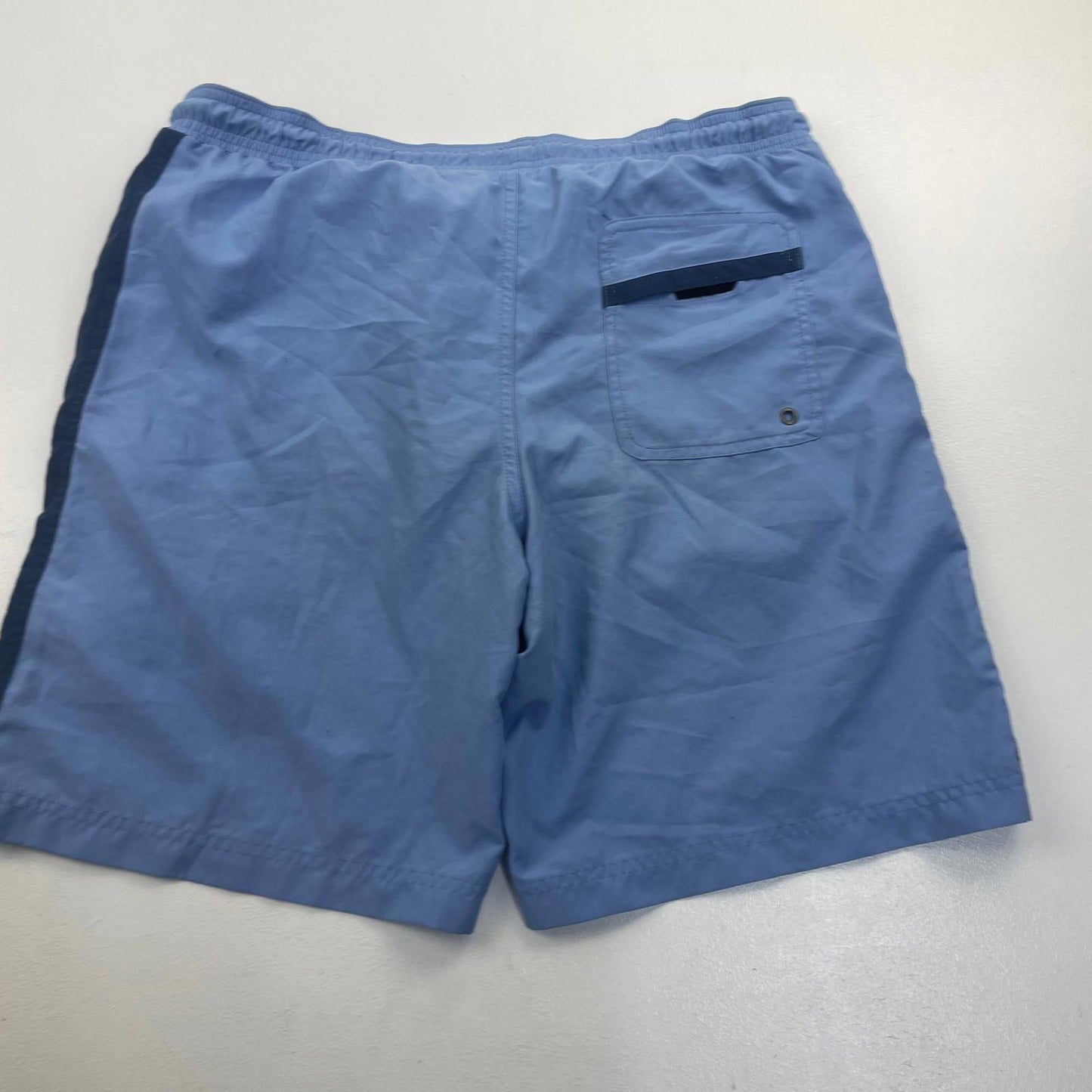 Adidas Swim Shorts Quick Dry Elastic Waist Blue Mens L