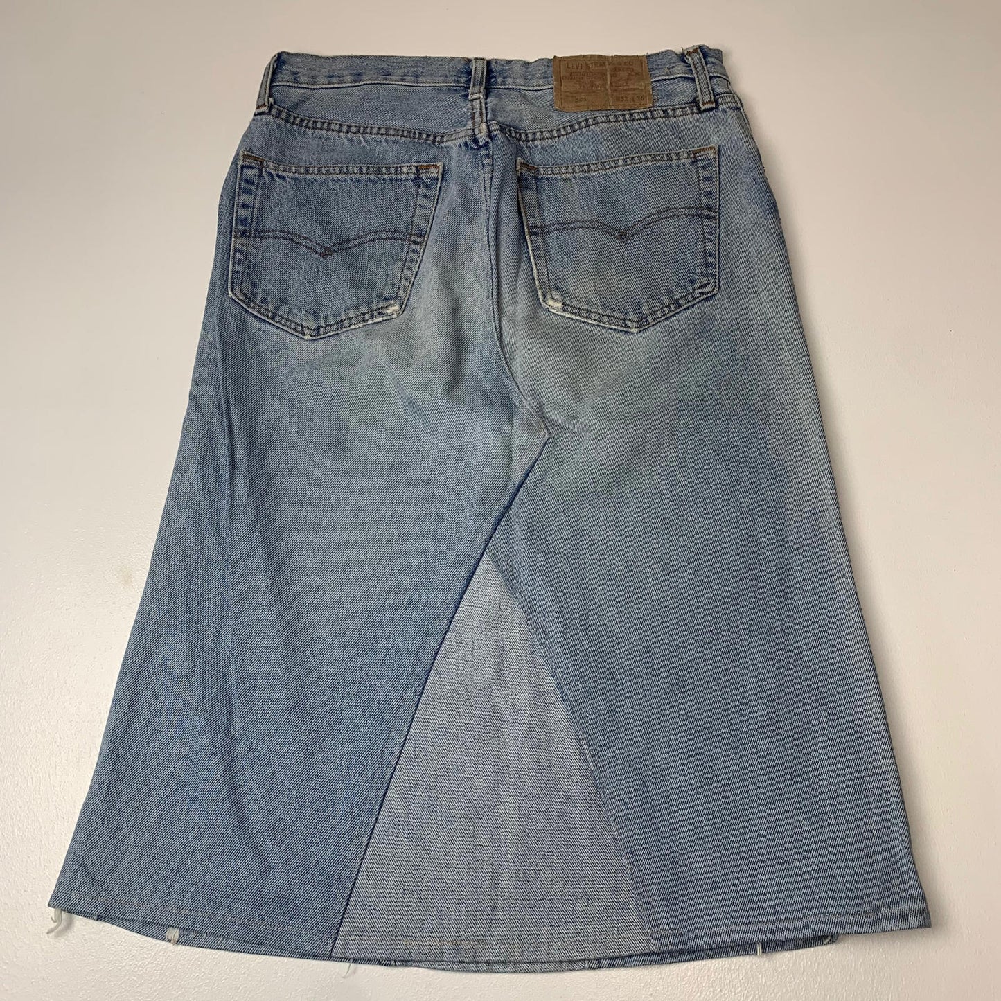 Women’s Remade Levis Skirt / Blue / W30”