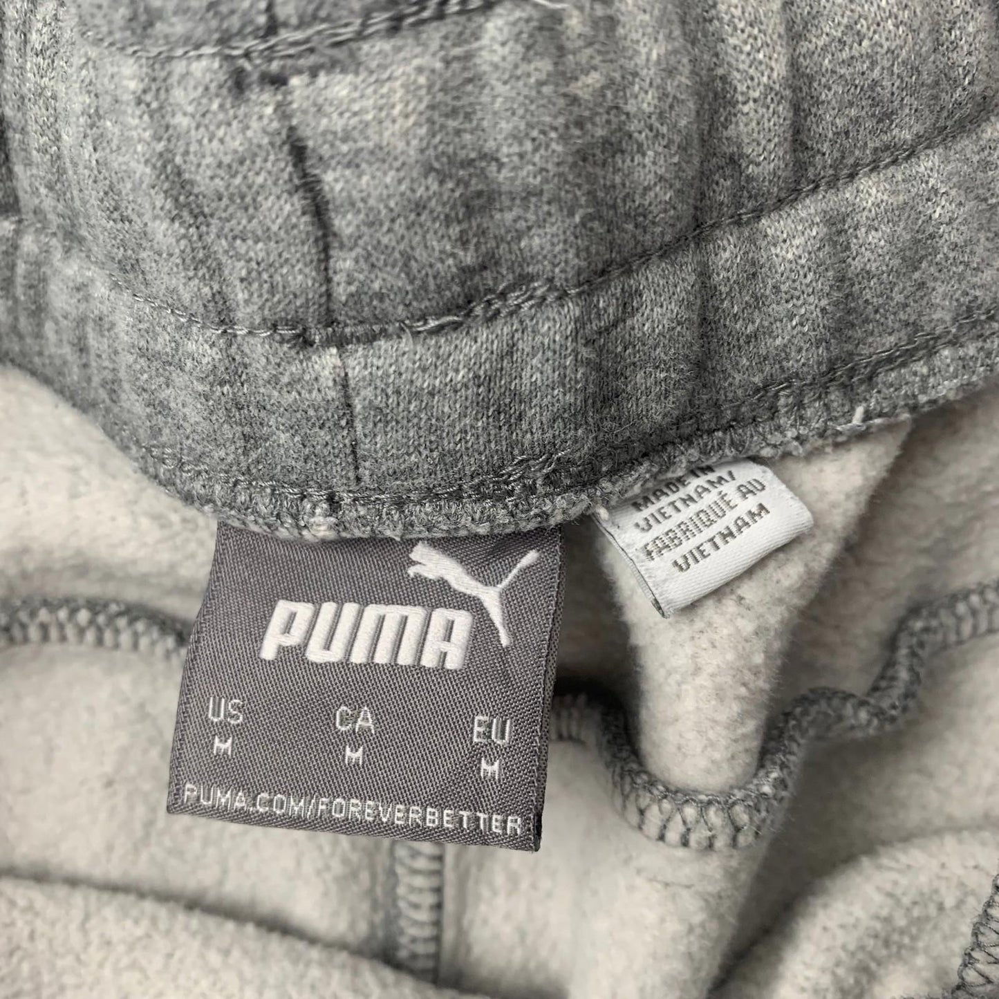 Puma Activewear Jogger Trousers Lightweight Grey Mens Medium