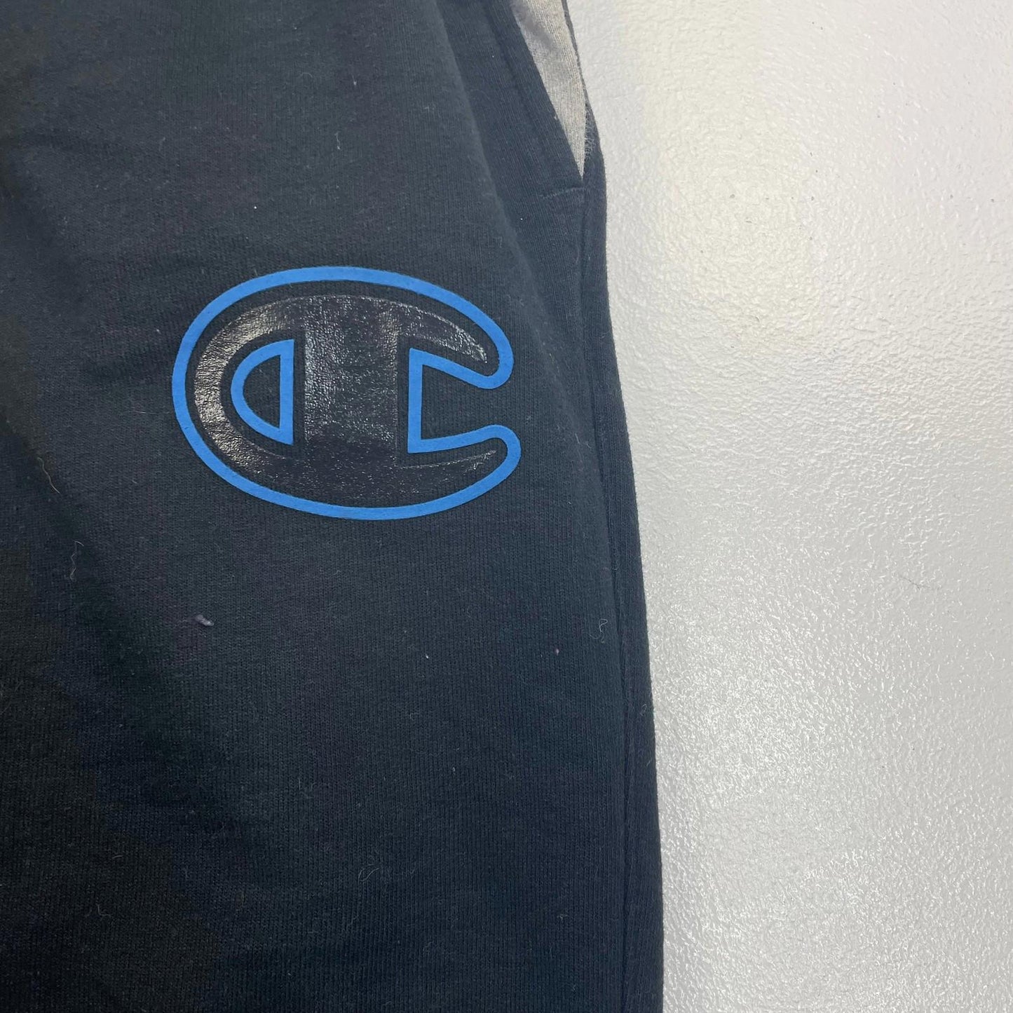 CHAMPION Athletic Sweatpants Jogger Black Mens Large