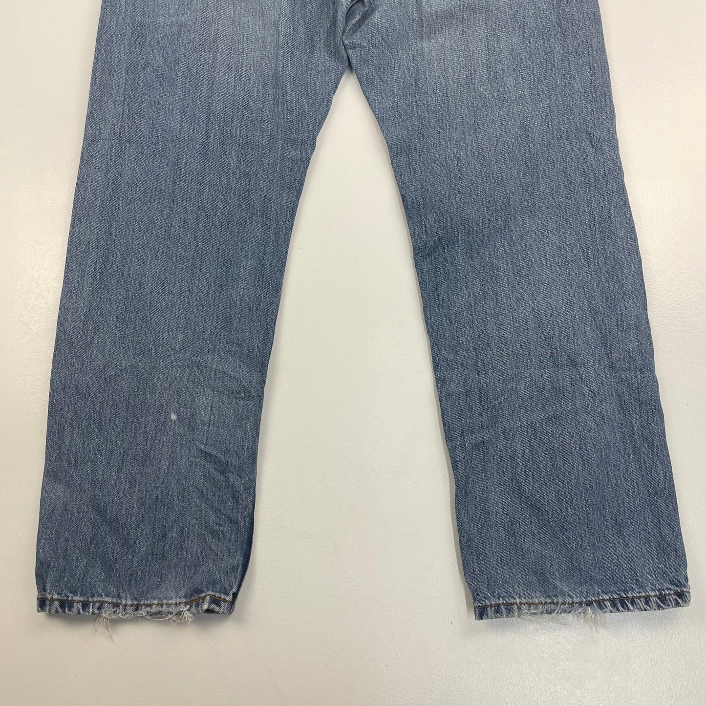 LEVI'S 505 Jeans Classic Straight Fit Vintage Blue Denim Mens W36 L30
