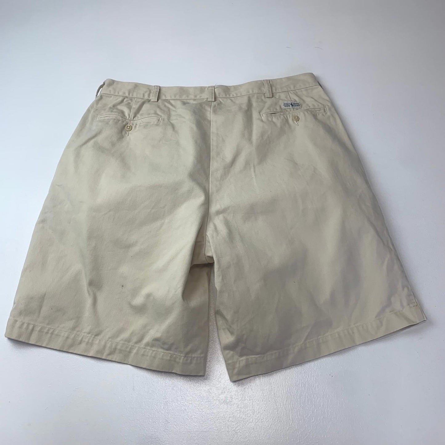 Polo Ralph Lauren Tyler Chino Shorts Beige Casual Classic Fit Mens 38