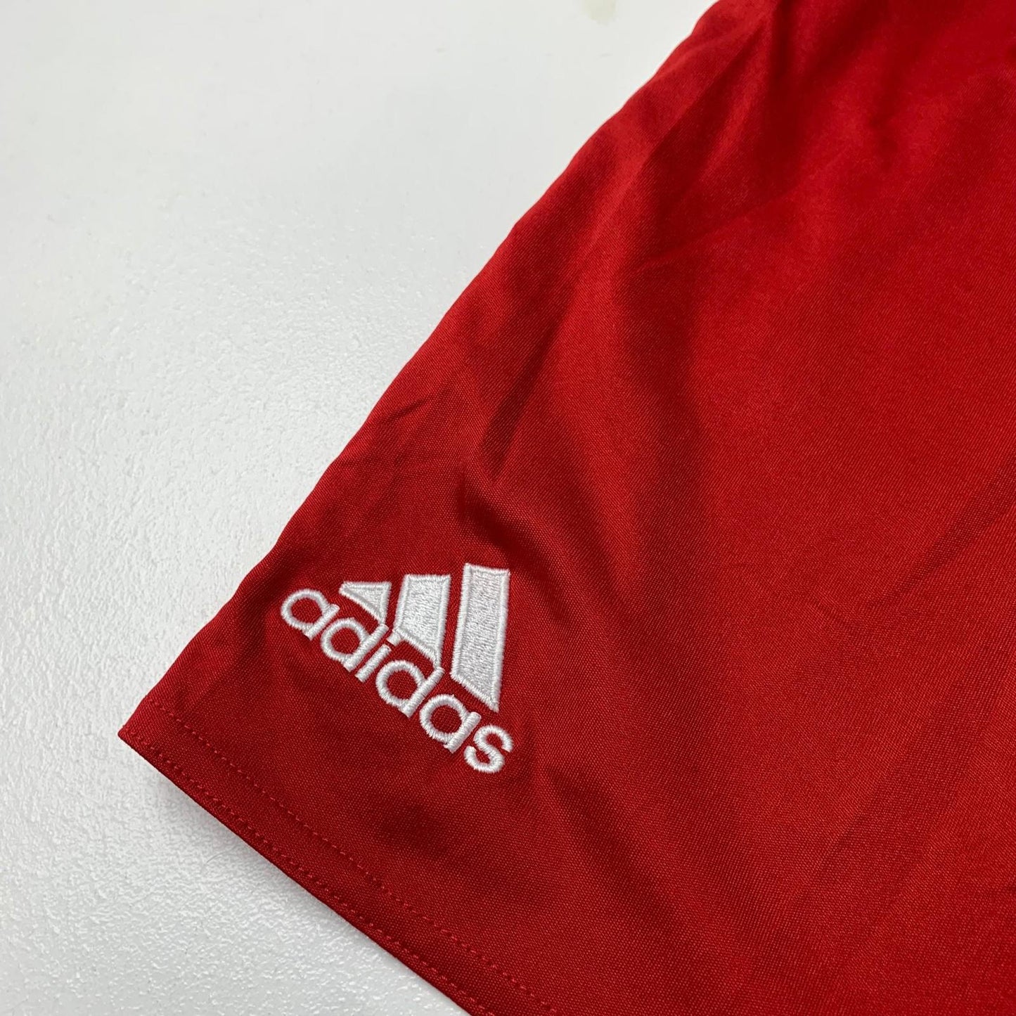 ADIDAS Climacool Sports Shorts Red Striped Athletic Boys Medium