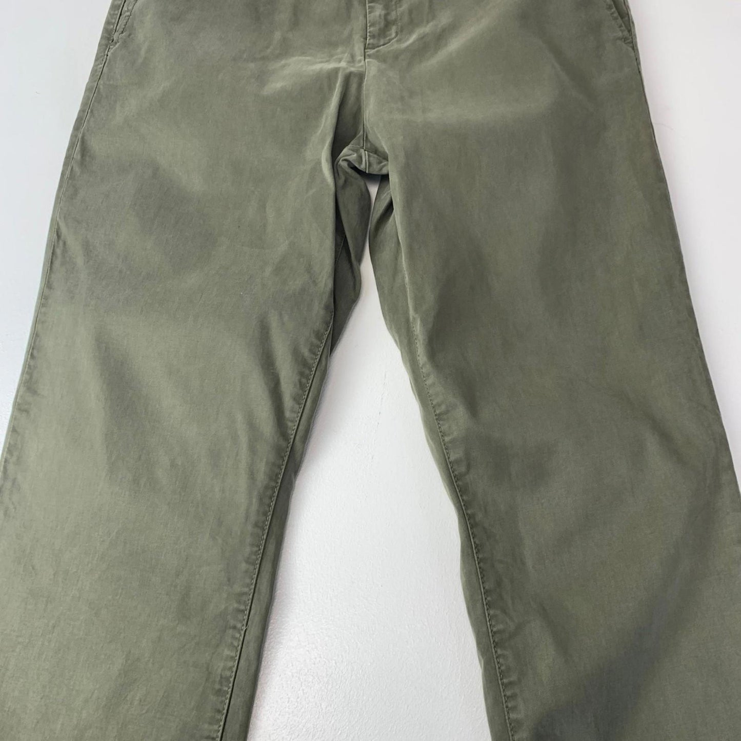 Nautica Jeans Company Tencel Ankle Trousers Green Womens UK 14