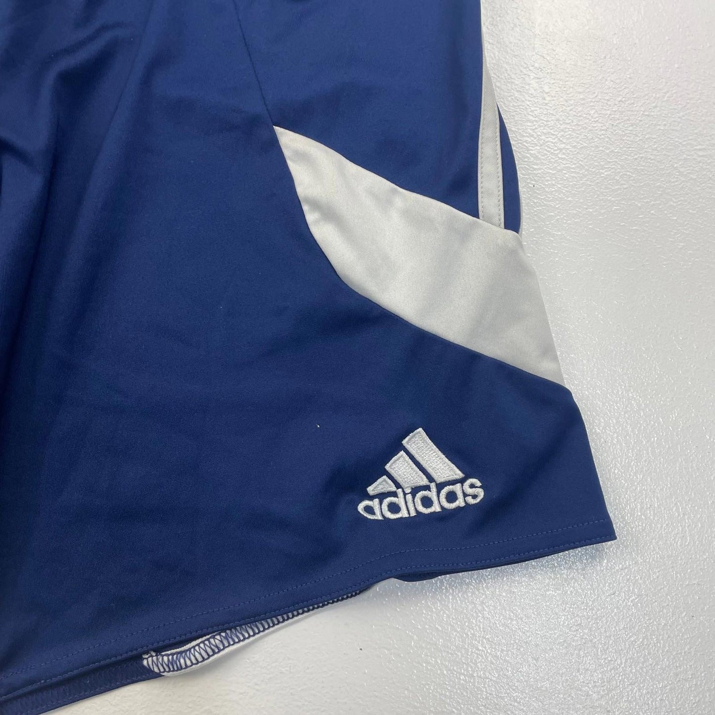 Adidas Climalite Athletic Shorts Blue Moisture Wicking Mens Small
