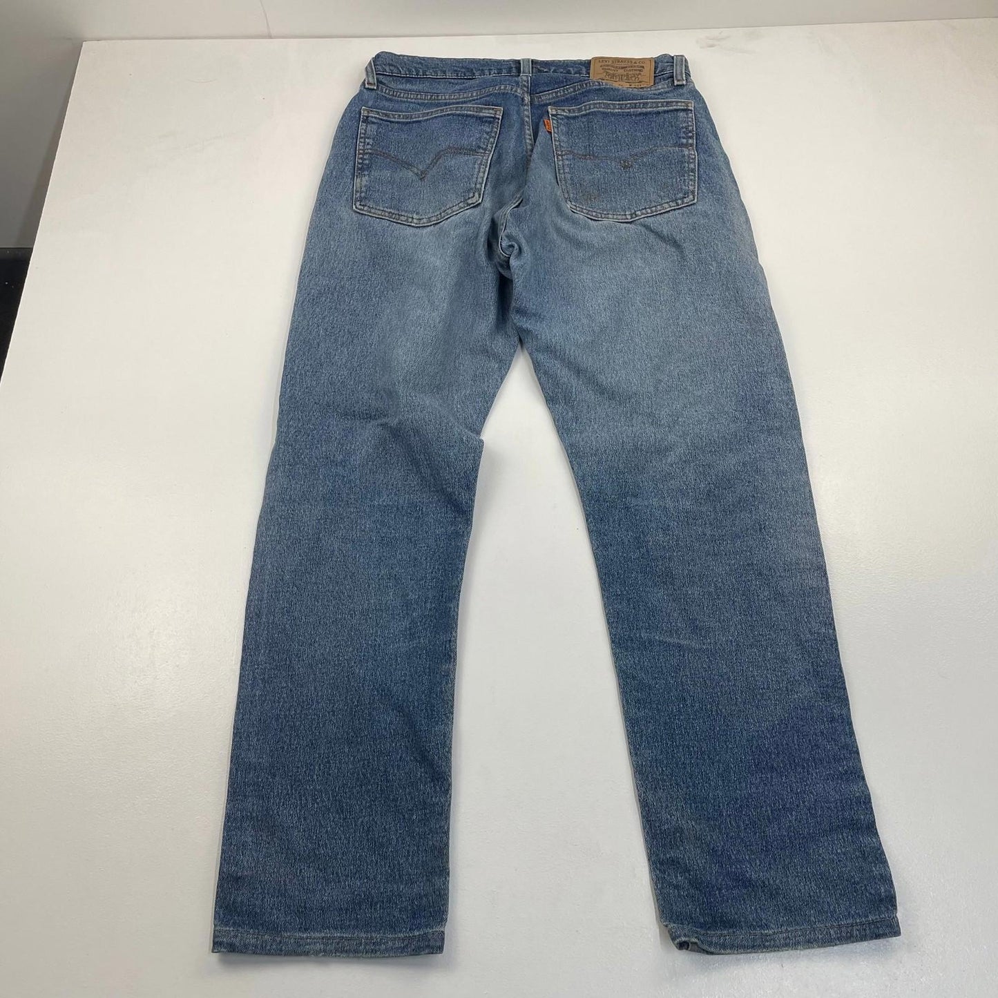 Levi's 501 Jeans Classic Straight Fit Vintage Blue Denim Men's W33 L32