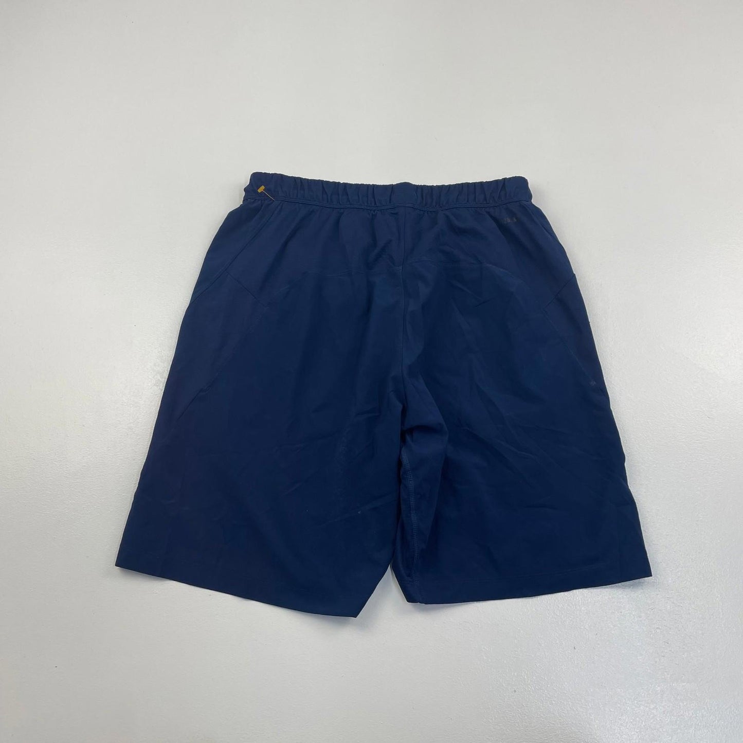 ADIDAS AEROREADY Basketball Shorts NAU Logo Blue Mens Medium