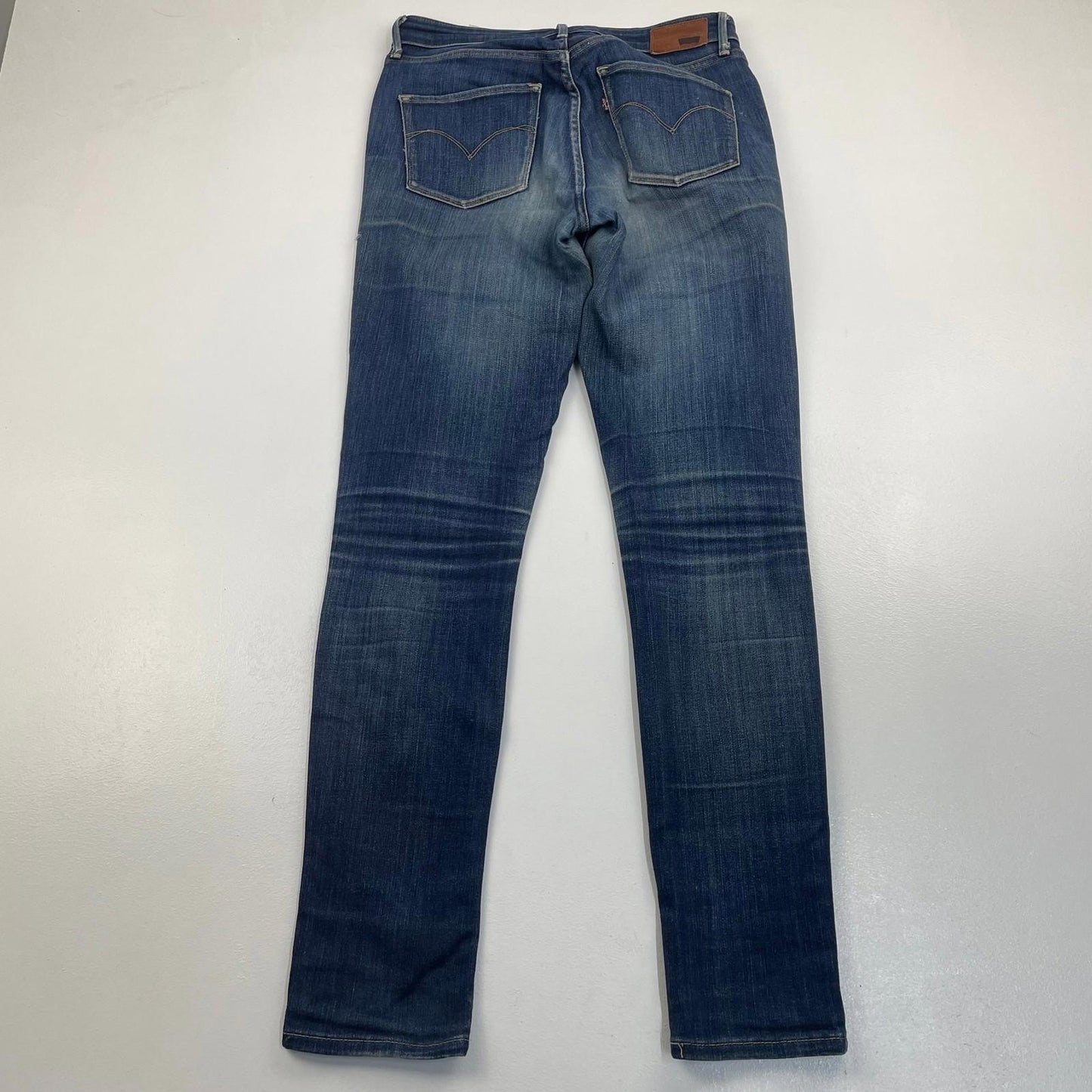 Levi’s High Rise Skinny Jeans Stretch Fit Blue Denim Womens UK 6