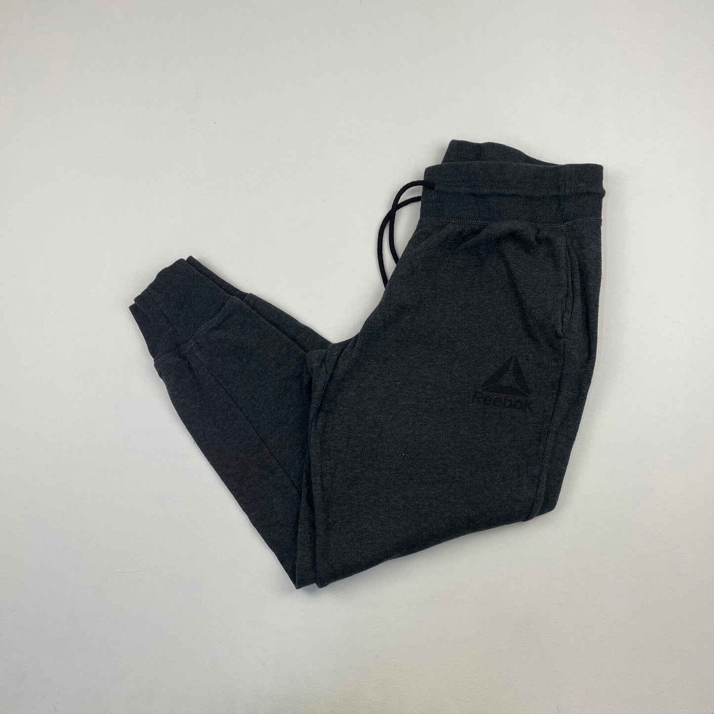 Women’s REEBOK Cropped Grey Joggers , Size M
