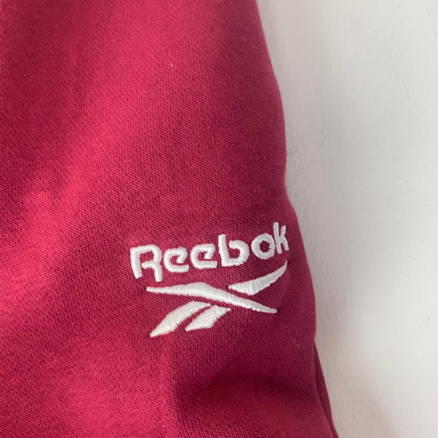 Reebok Activewear Jogger Sweatpants Burgundy Elastic Waist Mens Large