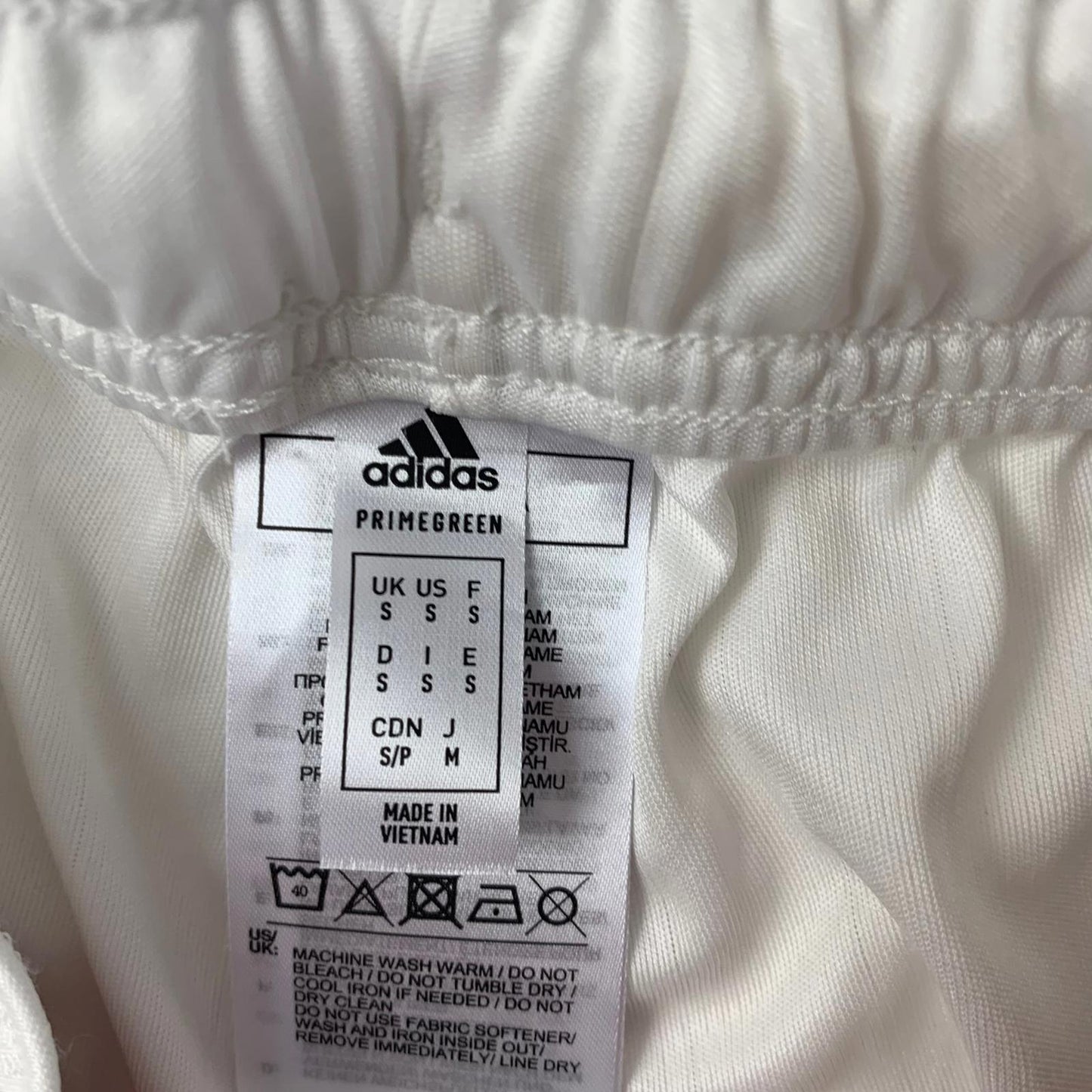 ADIDAS Football Shorts Manchester United AEROREADY White Mens Small