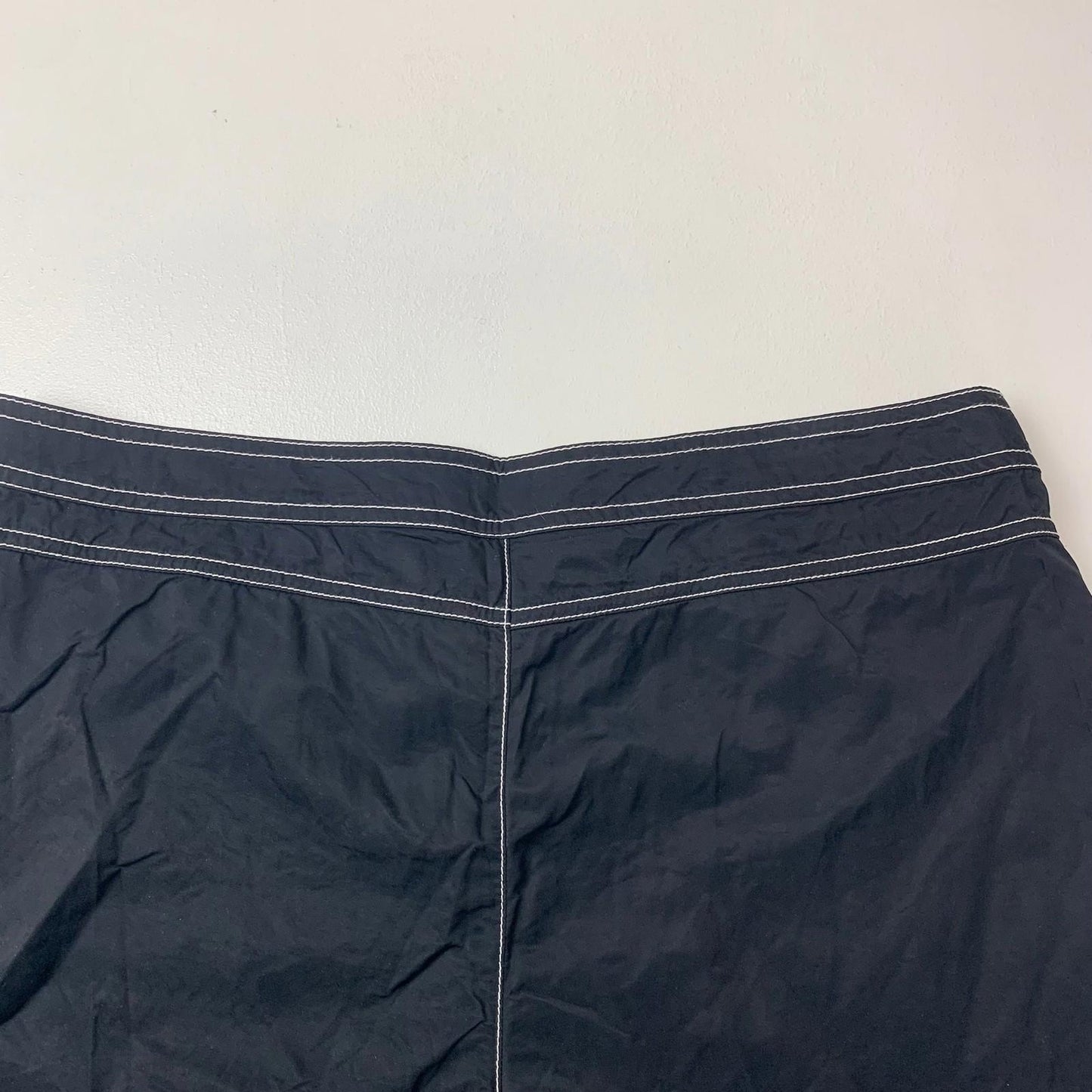 NAUTICA Swim Bottoms Board Shorts Navy Stitch Detail Mens L